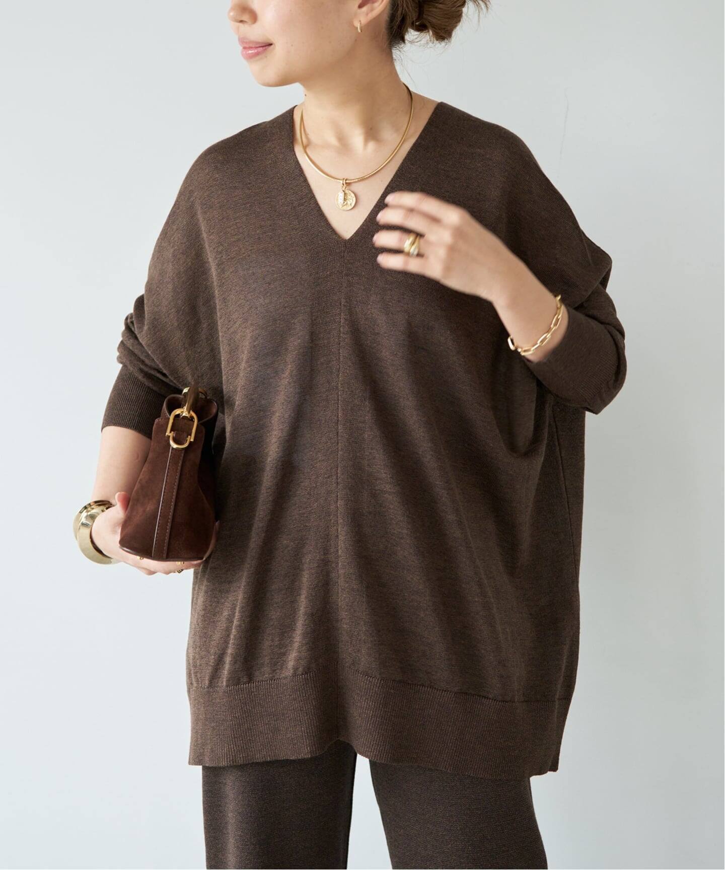 ◇新品◇【Deuxieme Classe】*URBAN Vネック プルオーバー URBAN Vネック プルオーバー（ニット／セーター）｜Deuxieme Classe