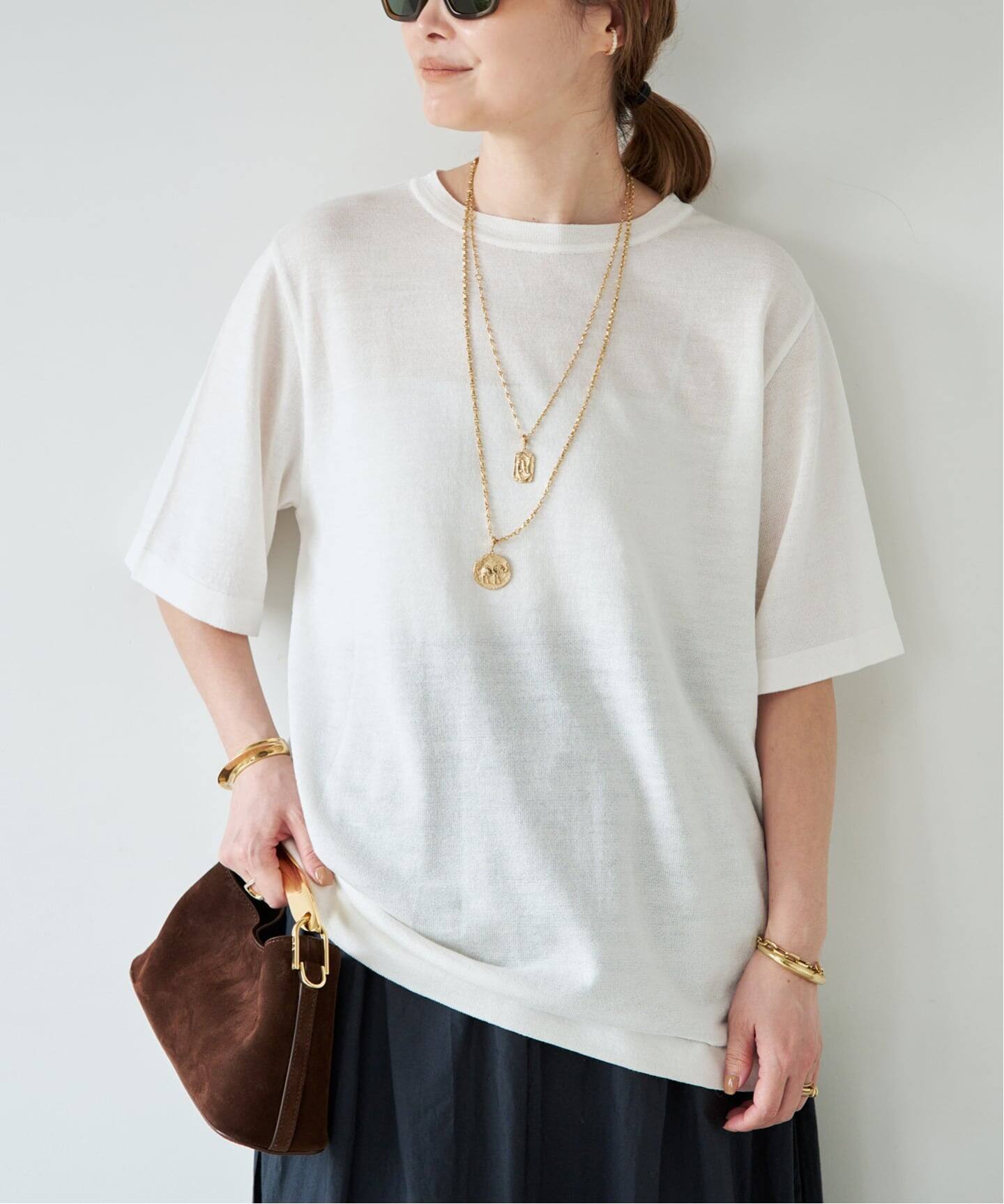 大人気　完売品‼️URBAN クルーネック Tシャツ 美品 URBAN クルーネック Tシャツ（ニット／セーター）｜Deuxieme Classe