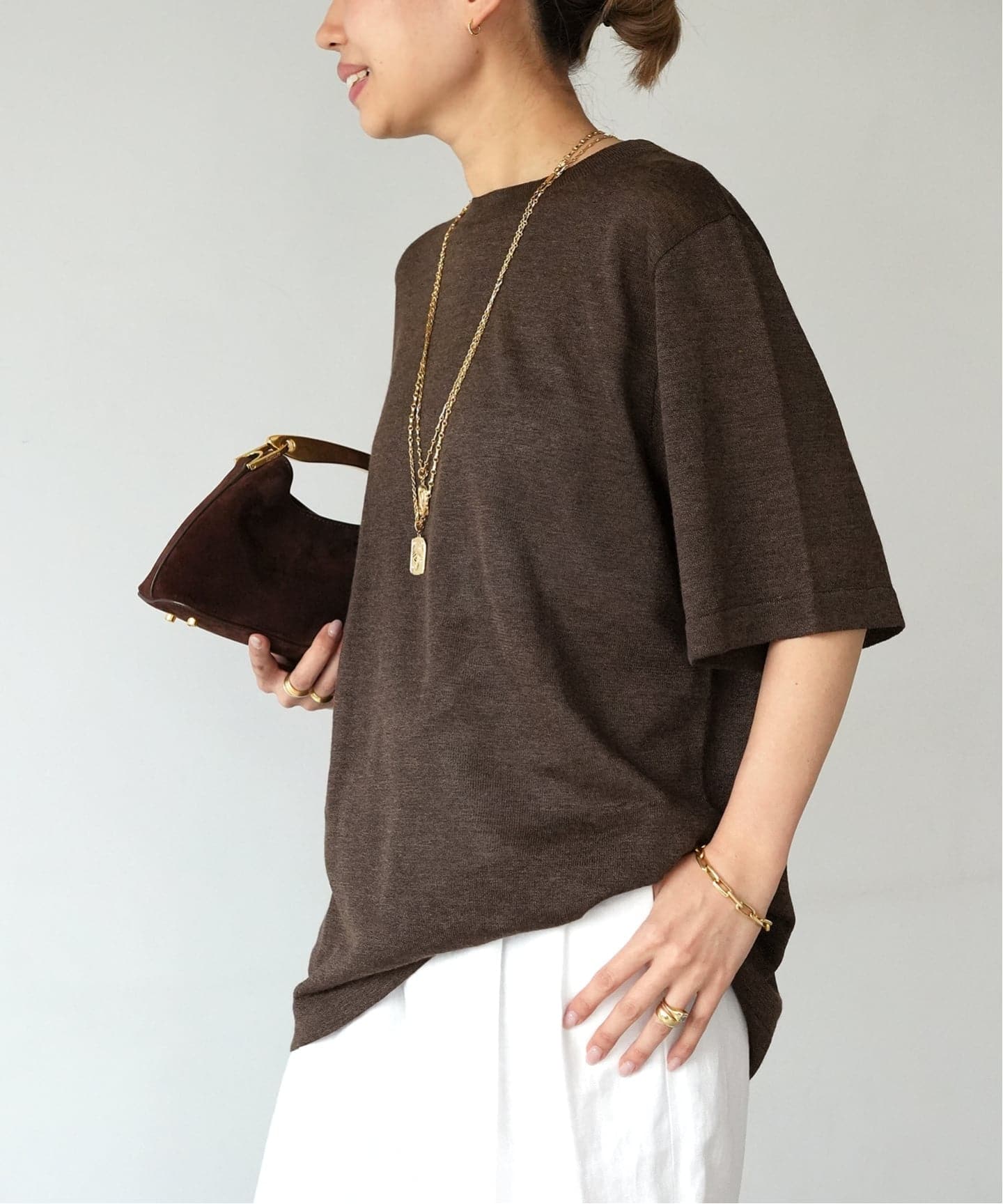 URBAN クルーネック Tシャツ（ニット／セーター）｜Deuxieme Classe