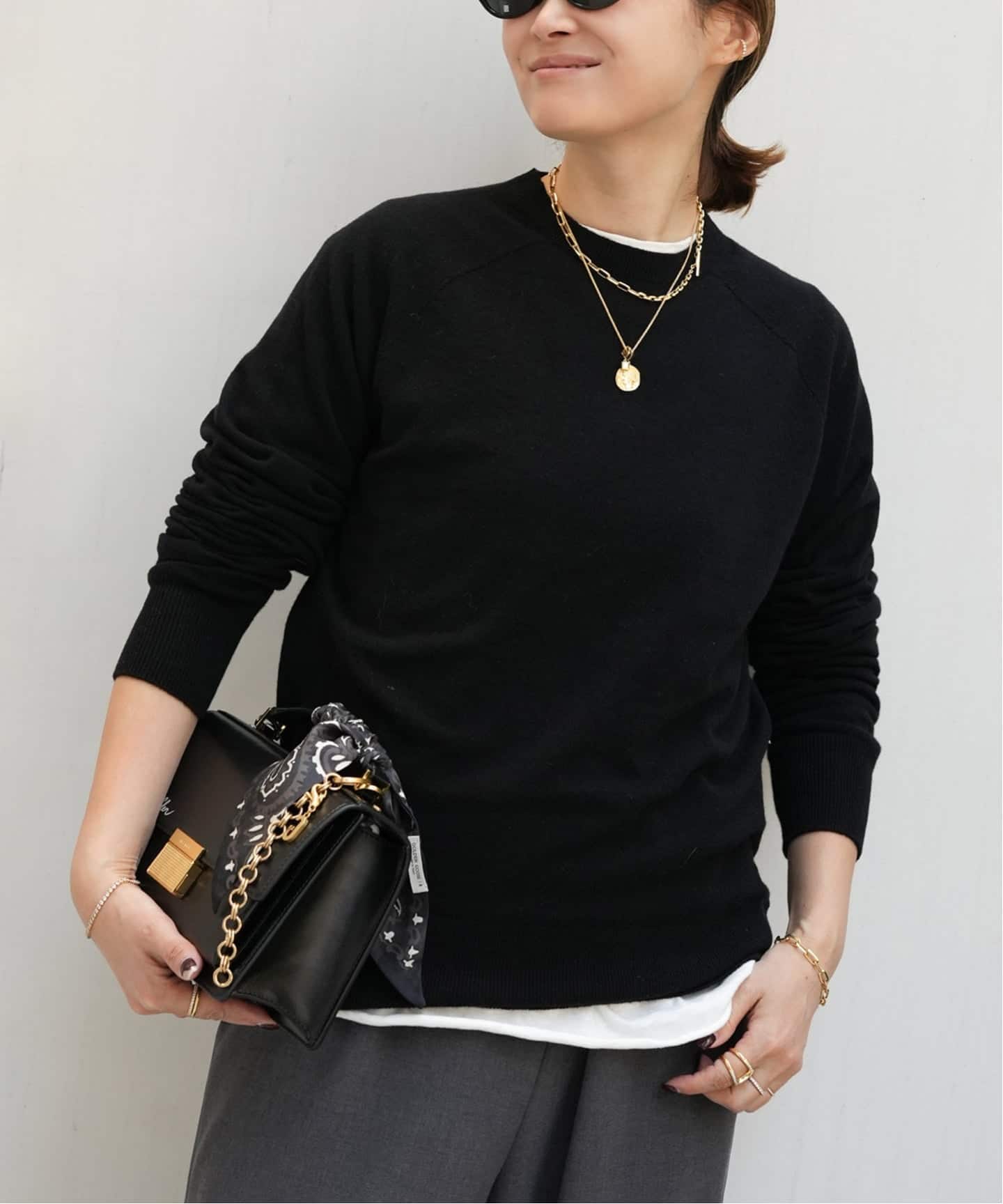 CAPRI クルーネック プルオーバー（ニット／セーター）｜Deuxieme