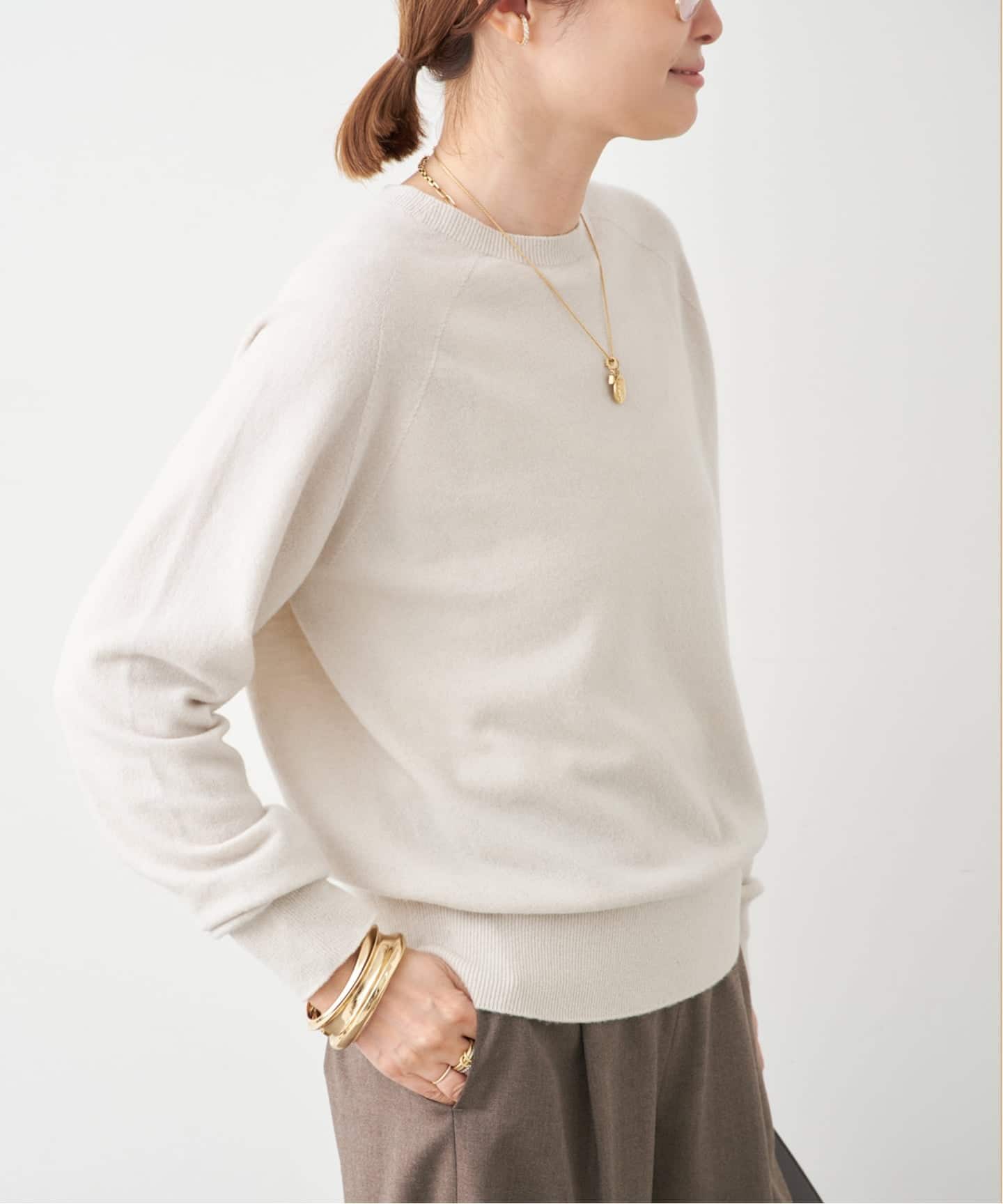 CAPRI クルーネック プルオーバー（ニット／セーター）｜Deuxieme