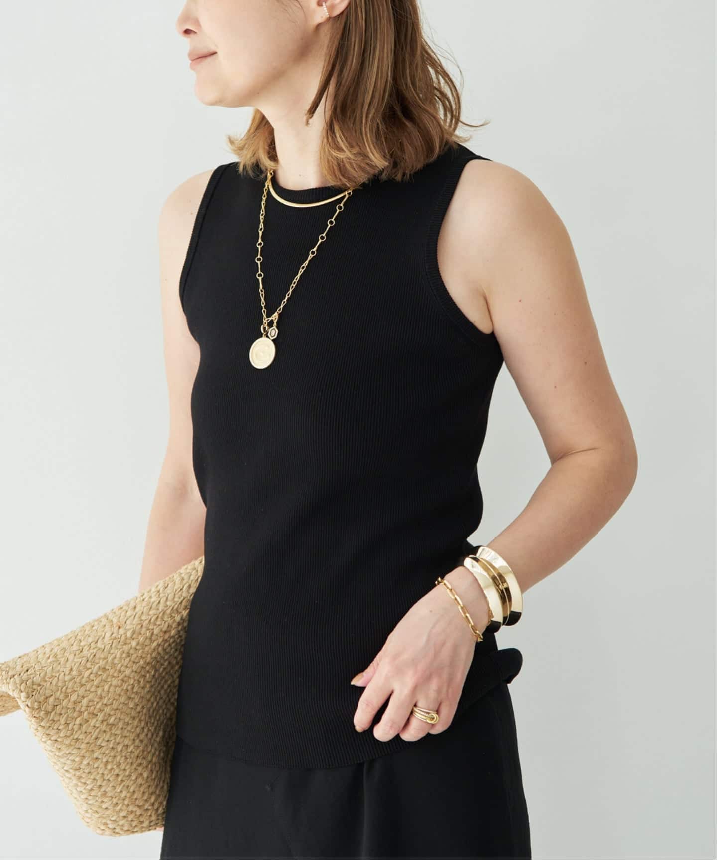 Deuxieme Classe Diner B RIB タンクトップ Diner B RIB CROP タンクトップ（タンクトップ）｜Deuxieme Classe