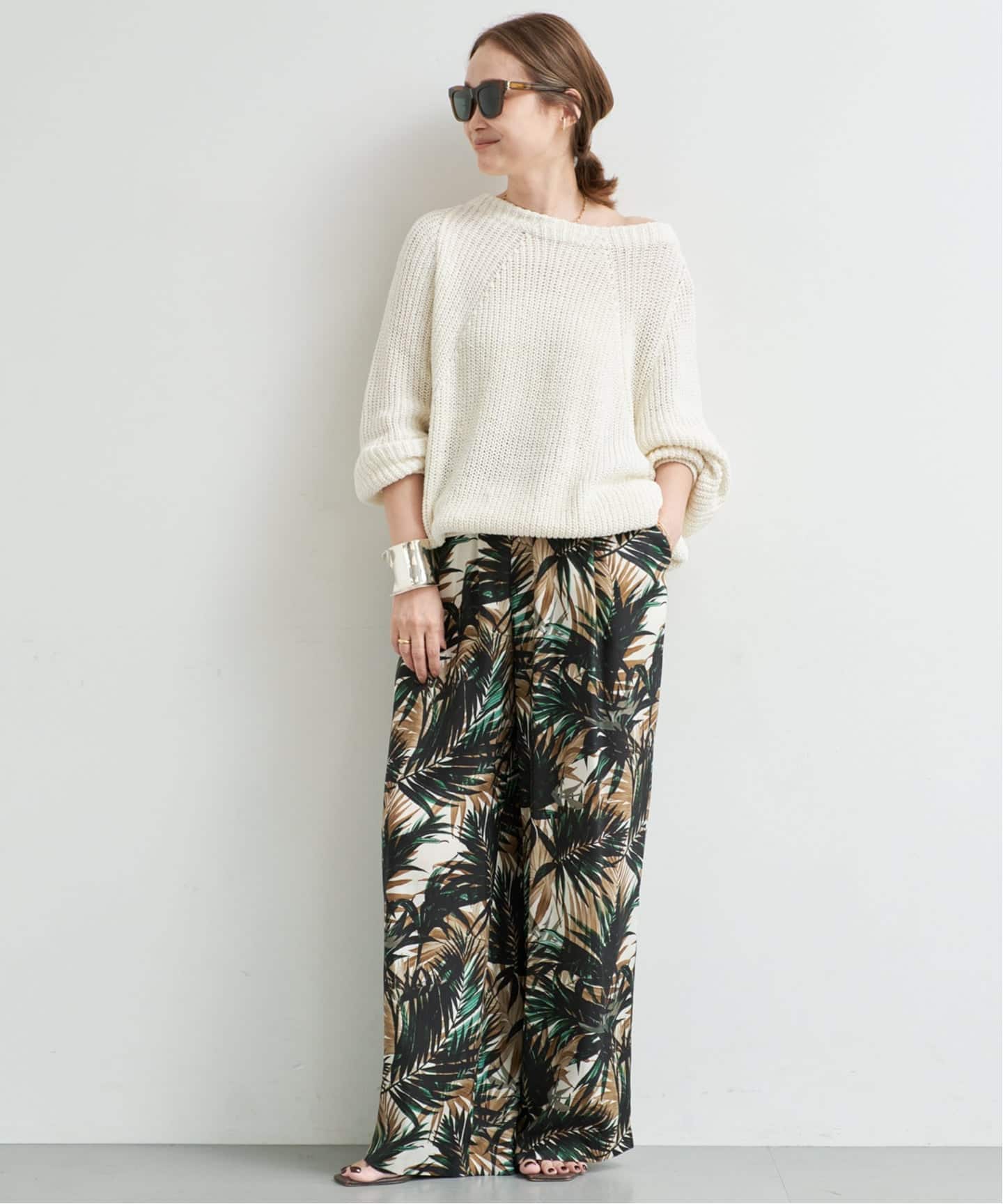 ドゥーズィエムクラス MUSE Lily Linen アゼプルオーバー Lily Linen アゼプルオーバー（ニット／セーター）｜MUSE de Deuxieme