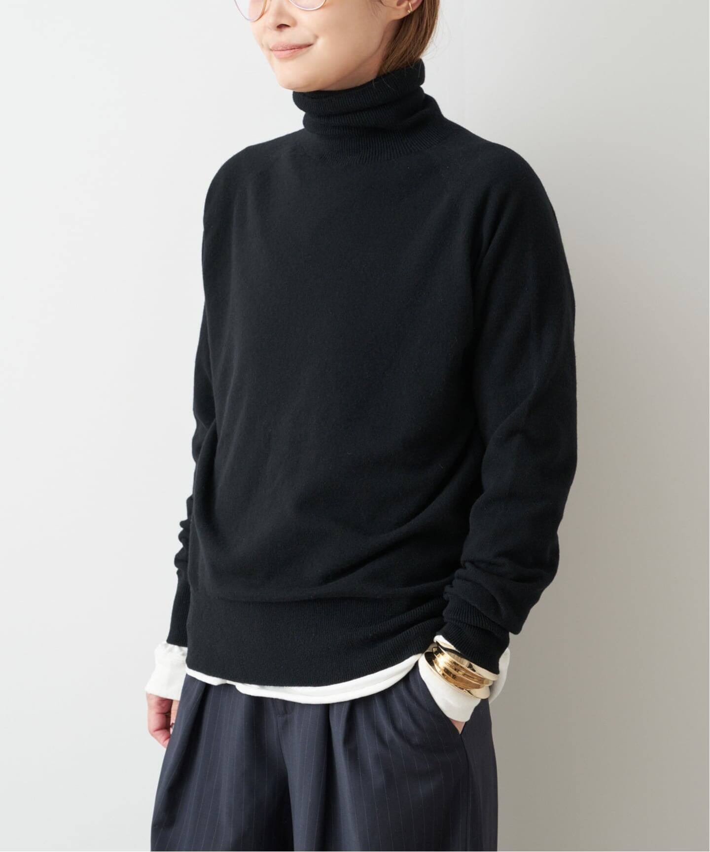 CAPRI タートルネック プルオーバー（ニット／セーター）｜Deuxieme