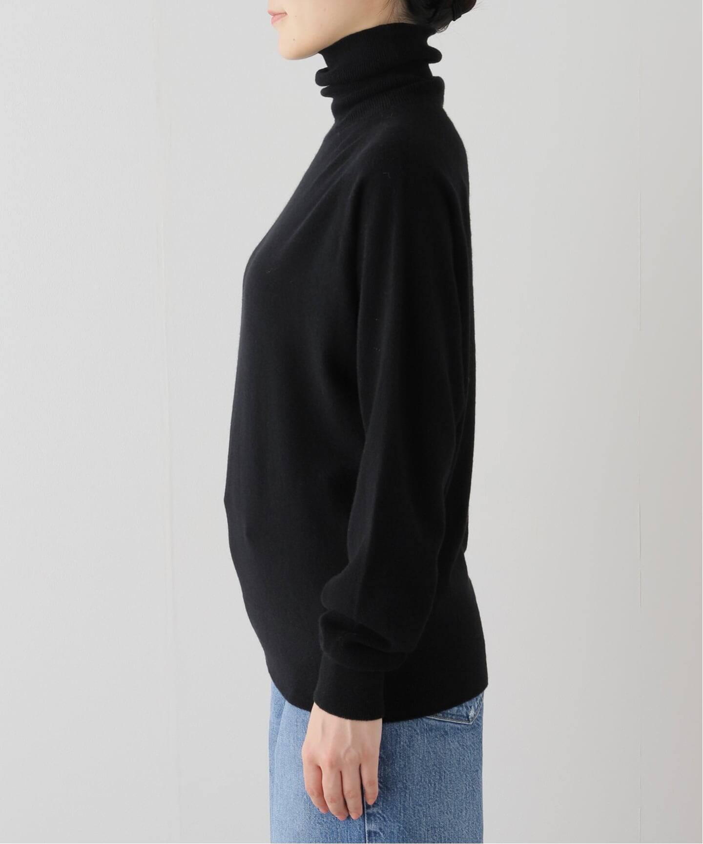 CAPRI タートルネックプルオーバー☆ブラック CAPRI タートルネック プルオーバー（ニット／セーター）｜Deuxieme