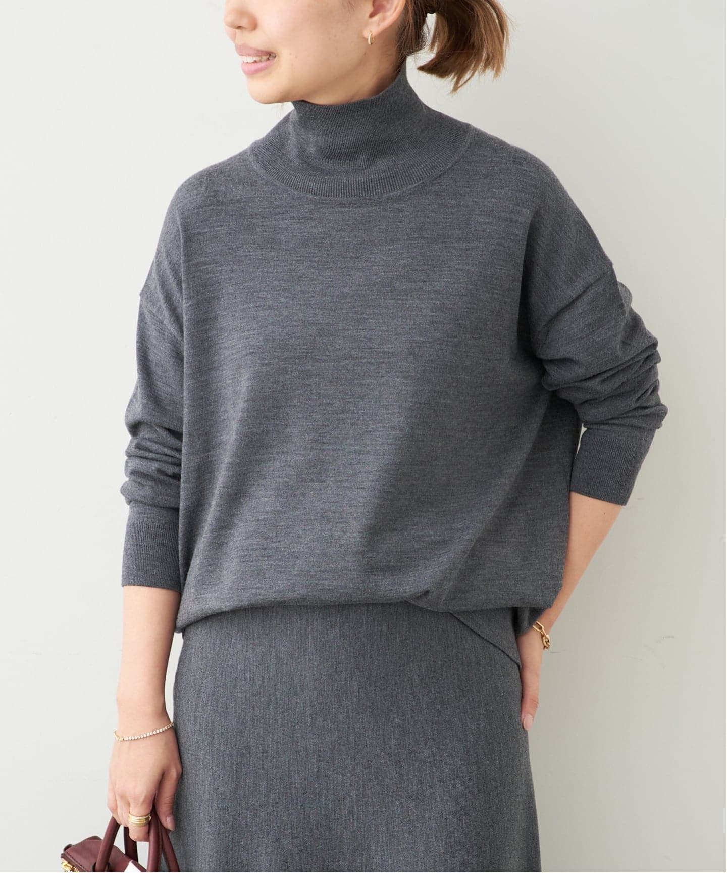 予約》*追加 WONDER タートルネック プルオーバー（ニット／セーター