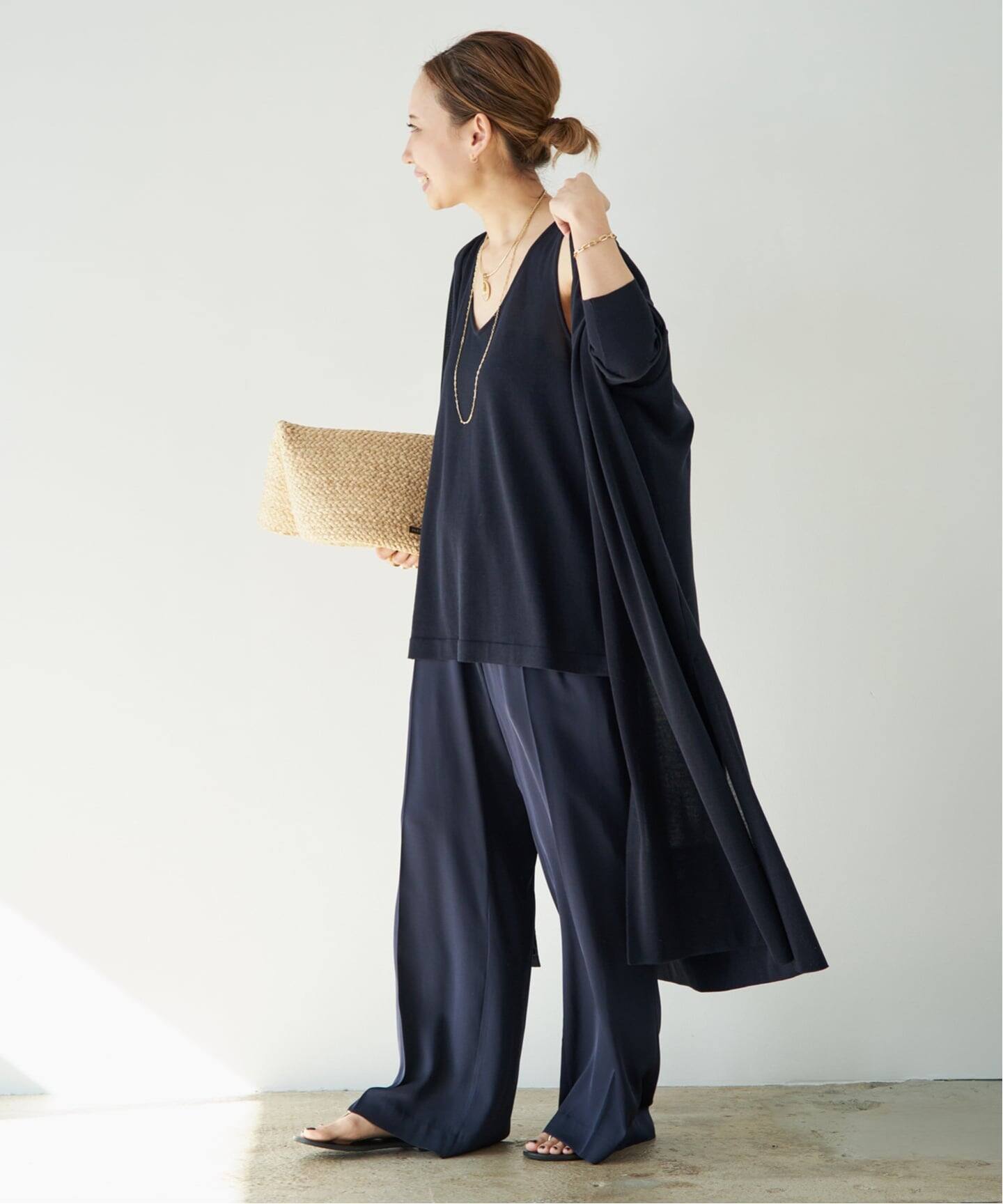 ドゥーズィエムクラス shake code Vネックロングカーディガン 新品 Deuxieme Classe（ドゥーズィエムクラス）の「《予約》追加 Shake code