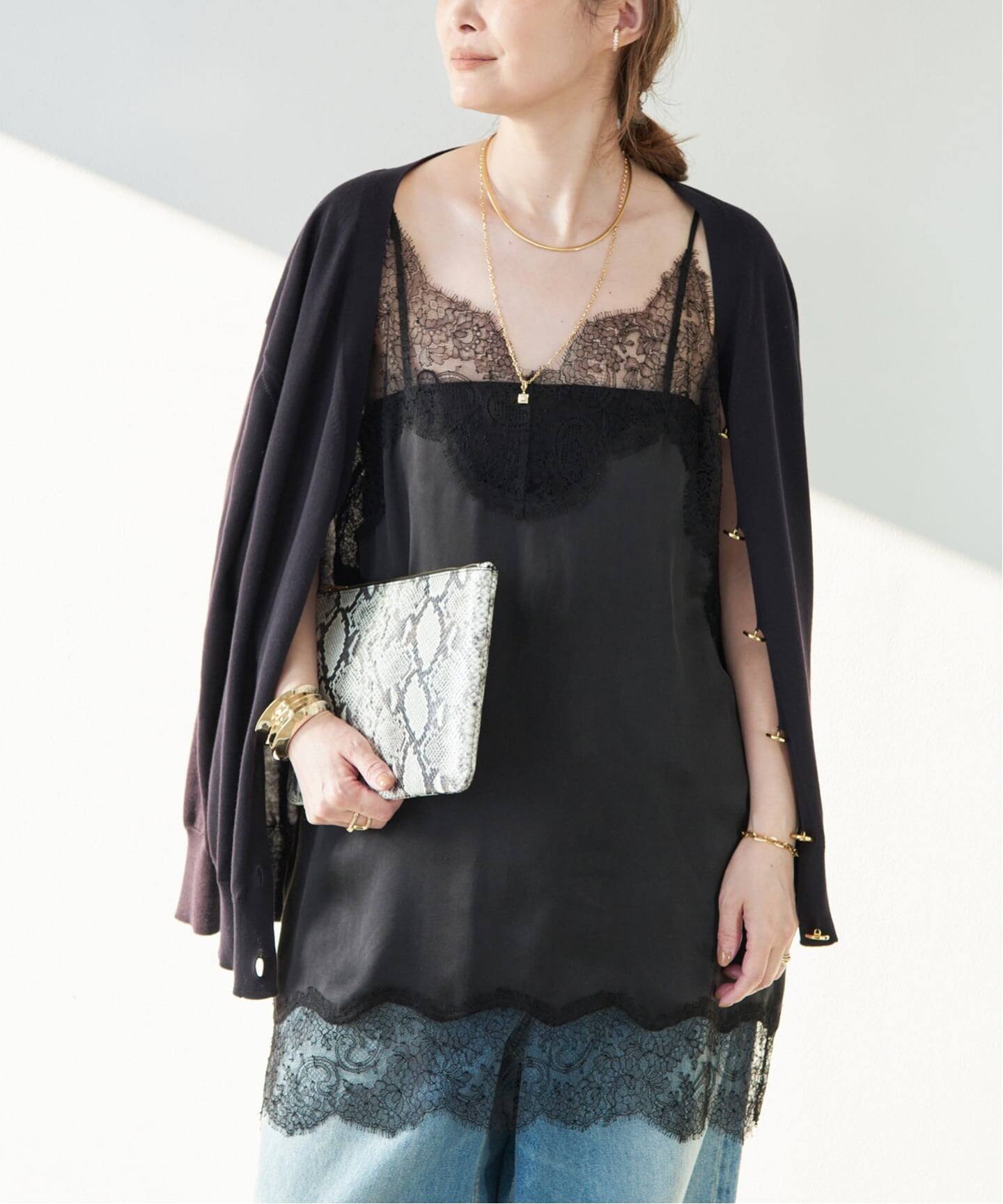 美品　定価¥5.7万　25年製　ドゥーズィエムクラス　beautyカーディガン Deuxieme Classe（ドゥーズィエムクラス） カーディガン PORTMIX