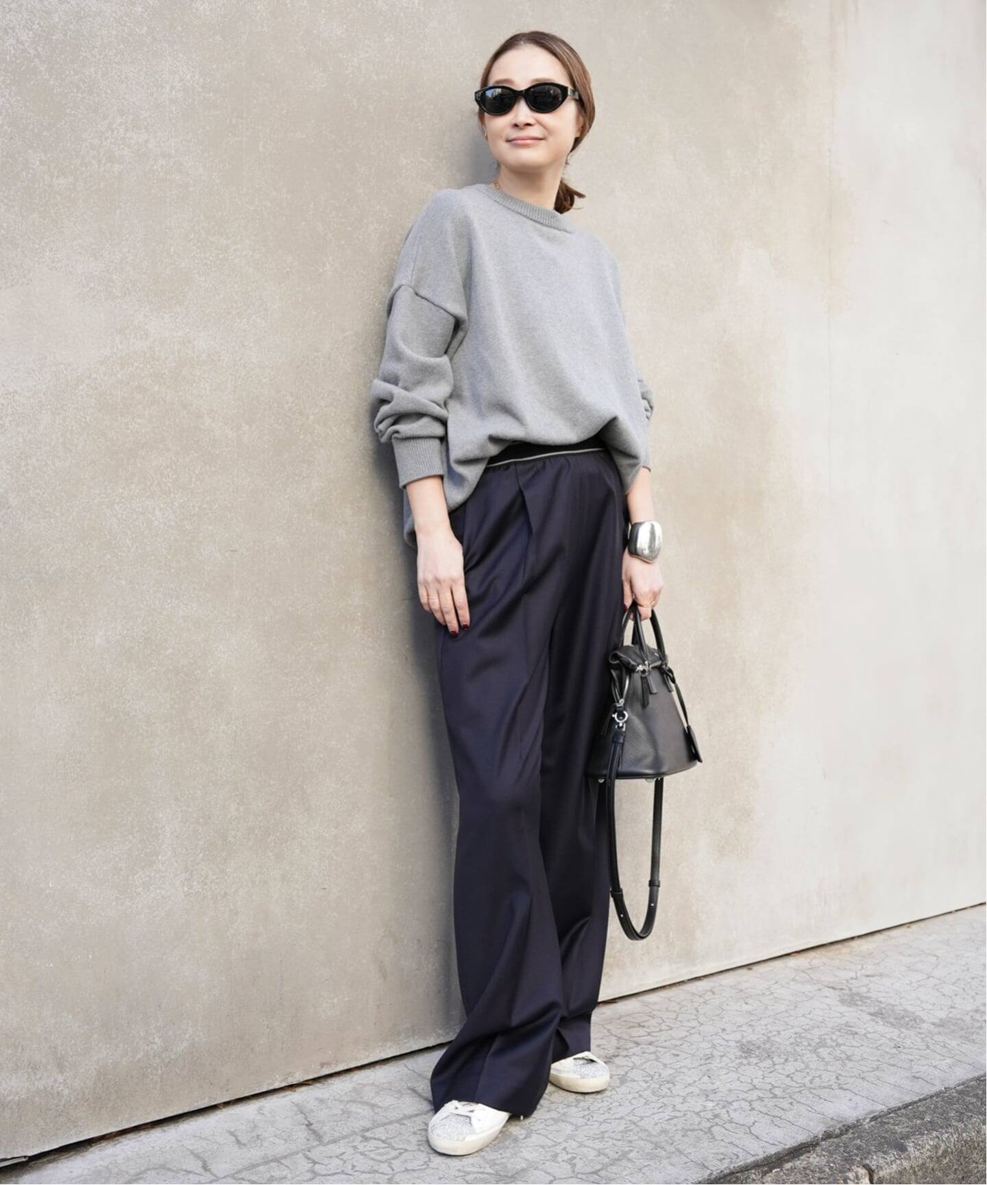 24SS✨ほぼ未使用✨Deuxieme Classe ベーシックニット 洗える 予約》*ベーシック ニット（ニット／セーター）｜Deuxieme Classe