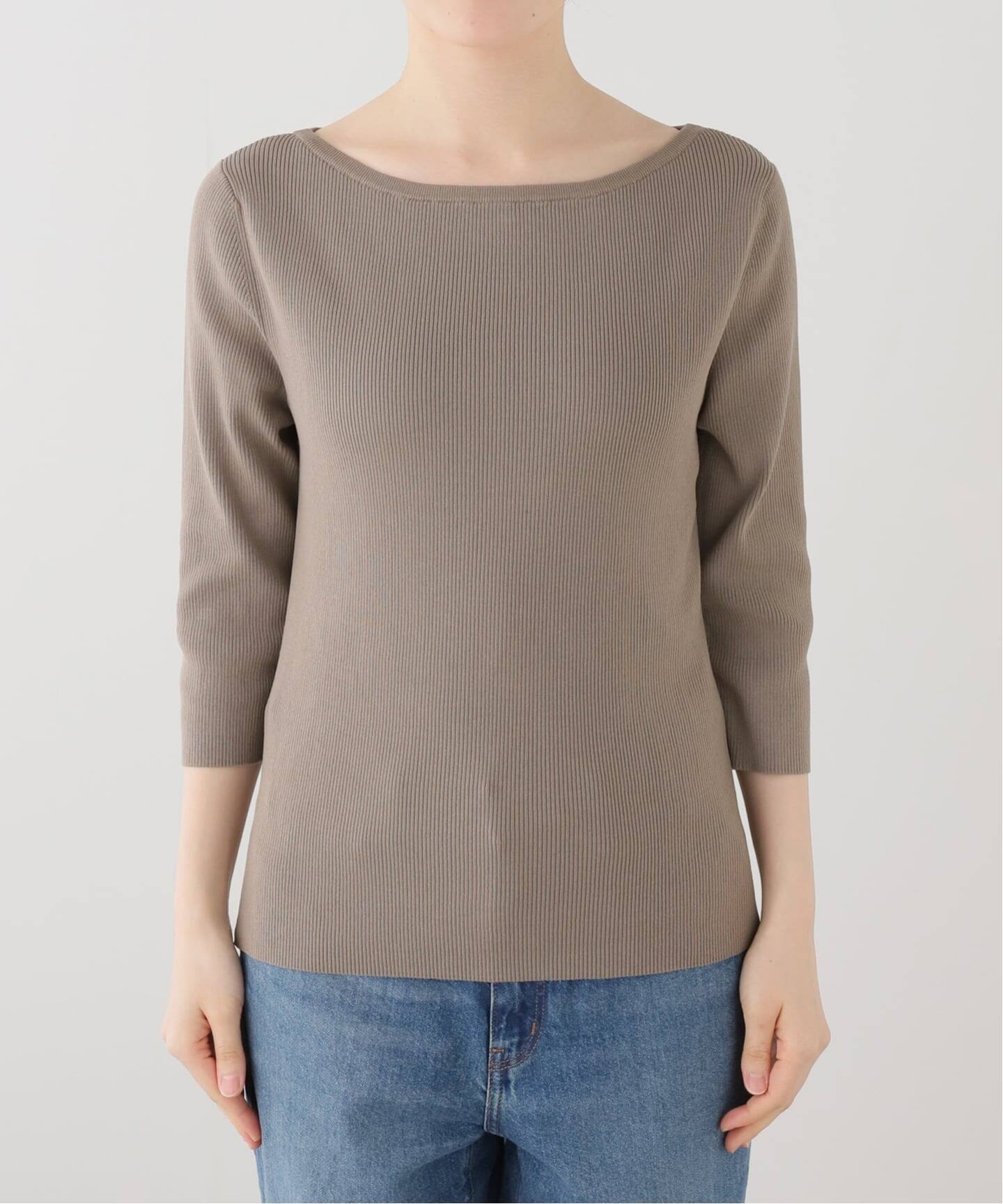 アパルトモン ドゥーズィエムクラス BOATNECK RIB KN ニット L'Appartement DEUXIEME CLASSE（ボートネック ・ ニット/セーター）の