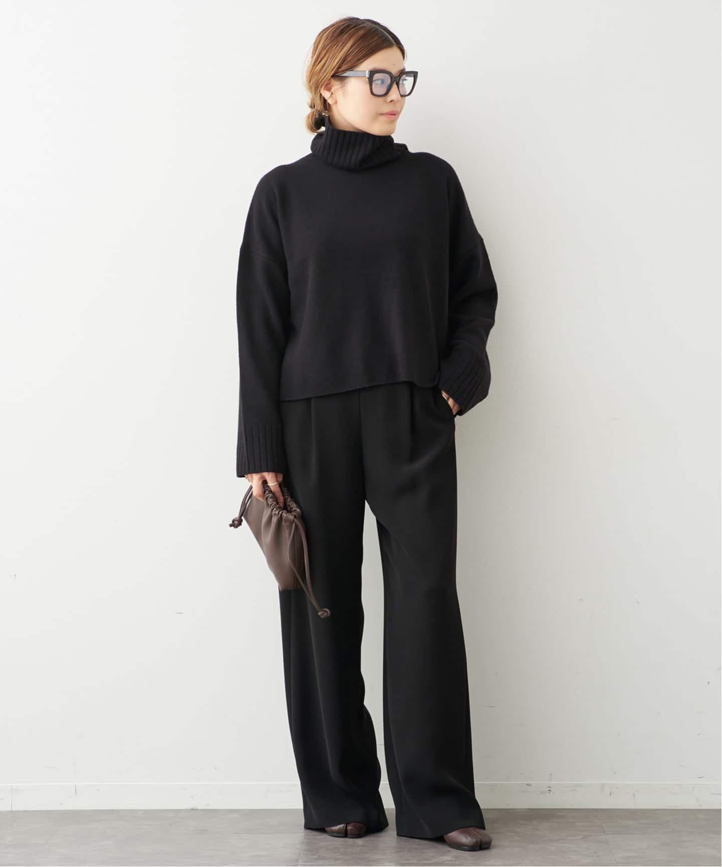 予約》追加 *Cropped タートルネック ニット（ニット／セーター