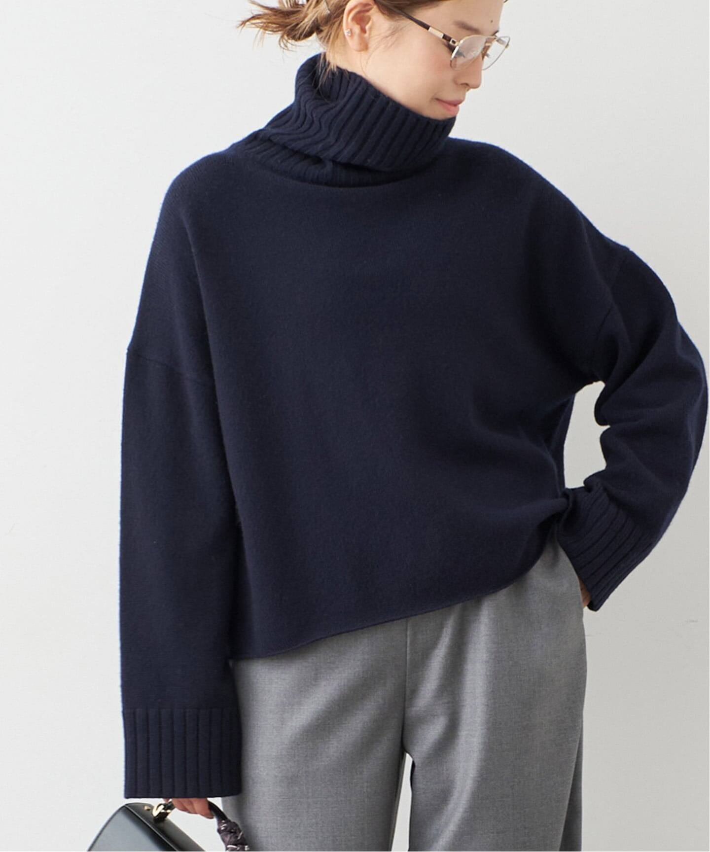 追加 *Cropped タートルネック ニット（ニット／セーター）｜Deuxieme