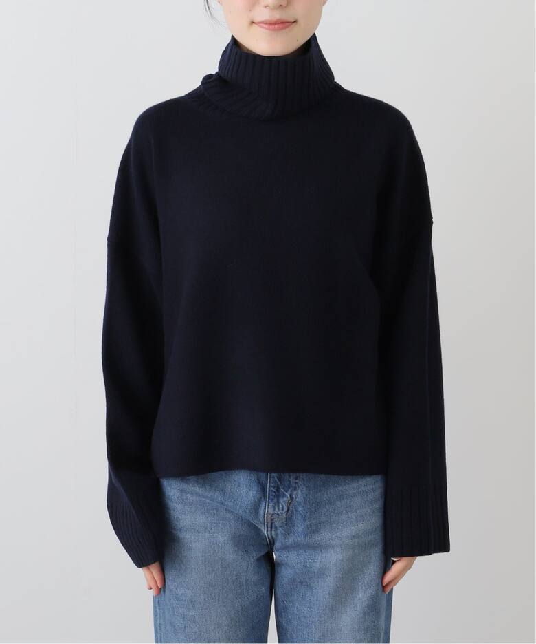 追加 *Cropped タートルネック ニット（ニット／セーター）｜Deuxieme  