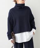 《予約》追加 *Cropped タートルネック ニット