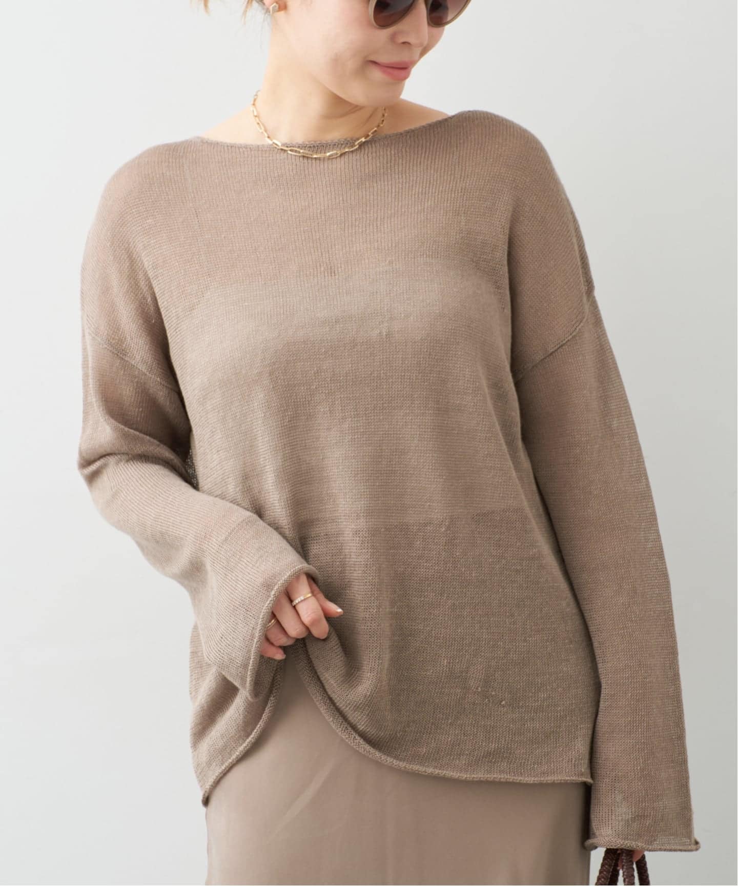 25SS EVERYDAY I LIKE LINO Sheerプルオーバーニット LINO Sheer プルオーバー（ニット／セーター）｜Deuxieme Classe