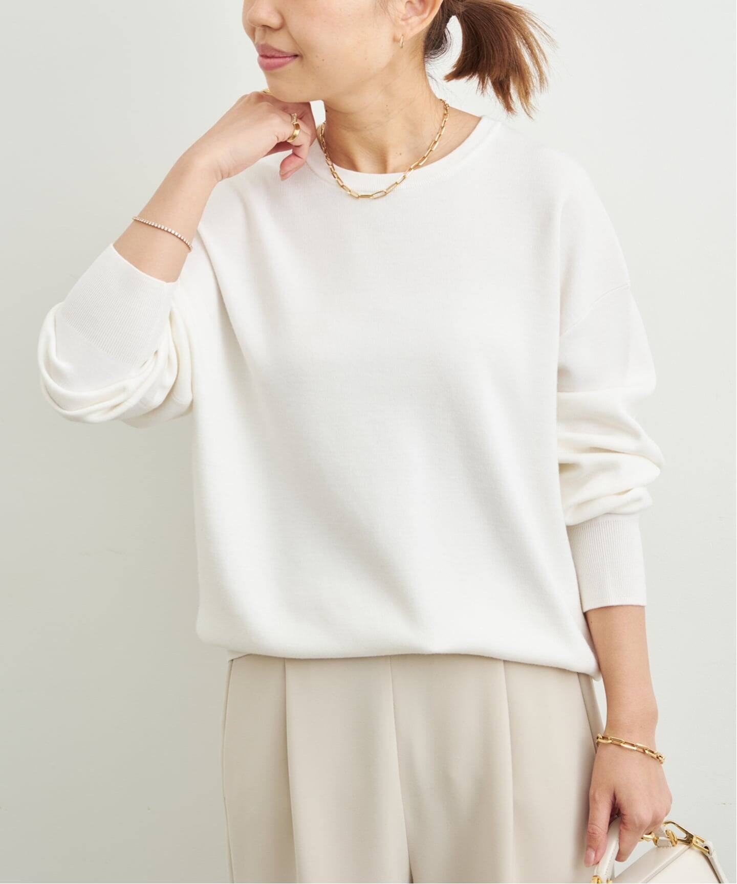 Washable Wool クルーネック プルオーバー（ニット／セーター