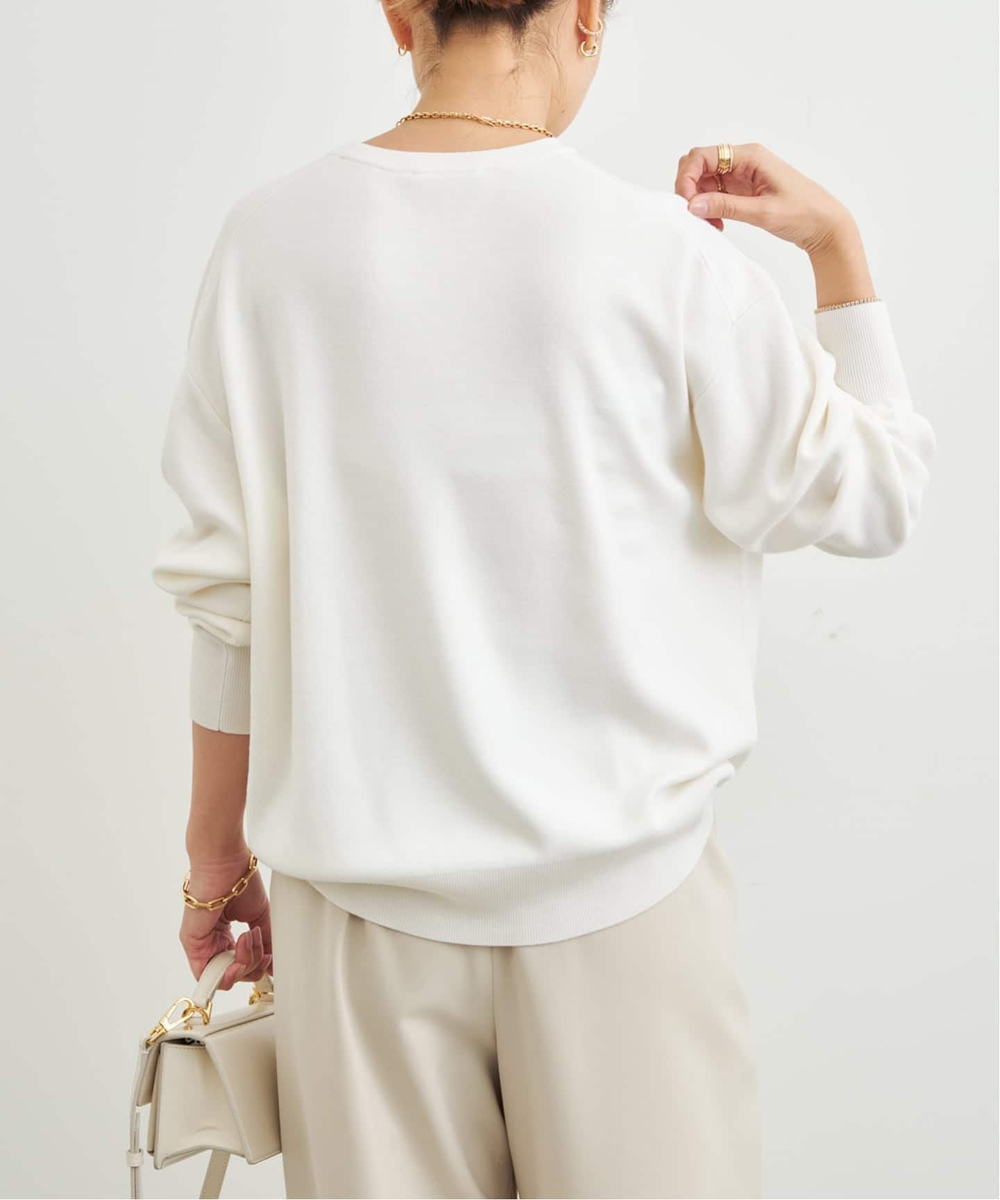 Washable Wool クルーネック プルオーバー（ニット／セーター