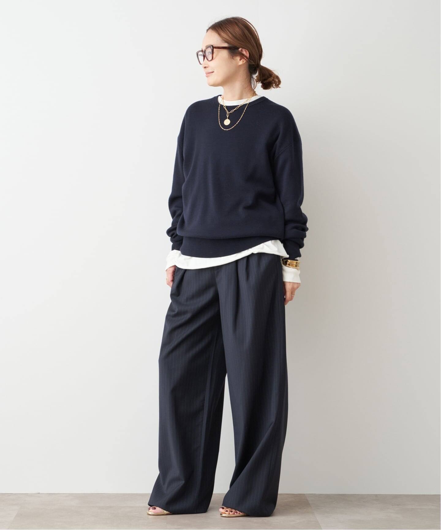 Washable Wool クルーネック プルオーバー（ニット／セーター