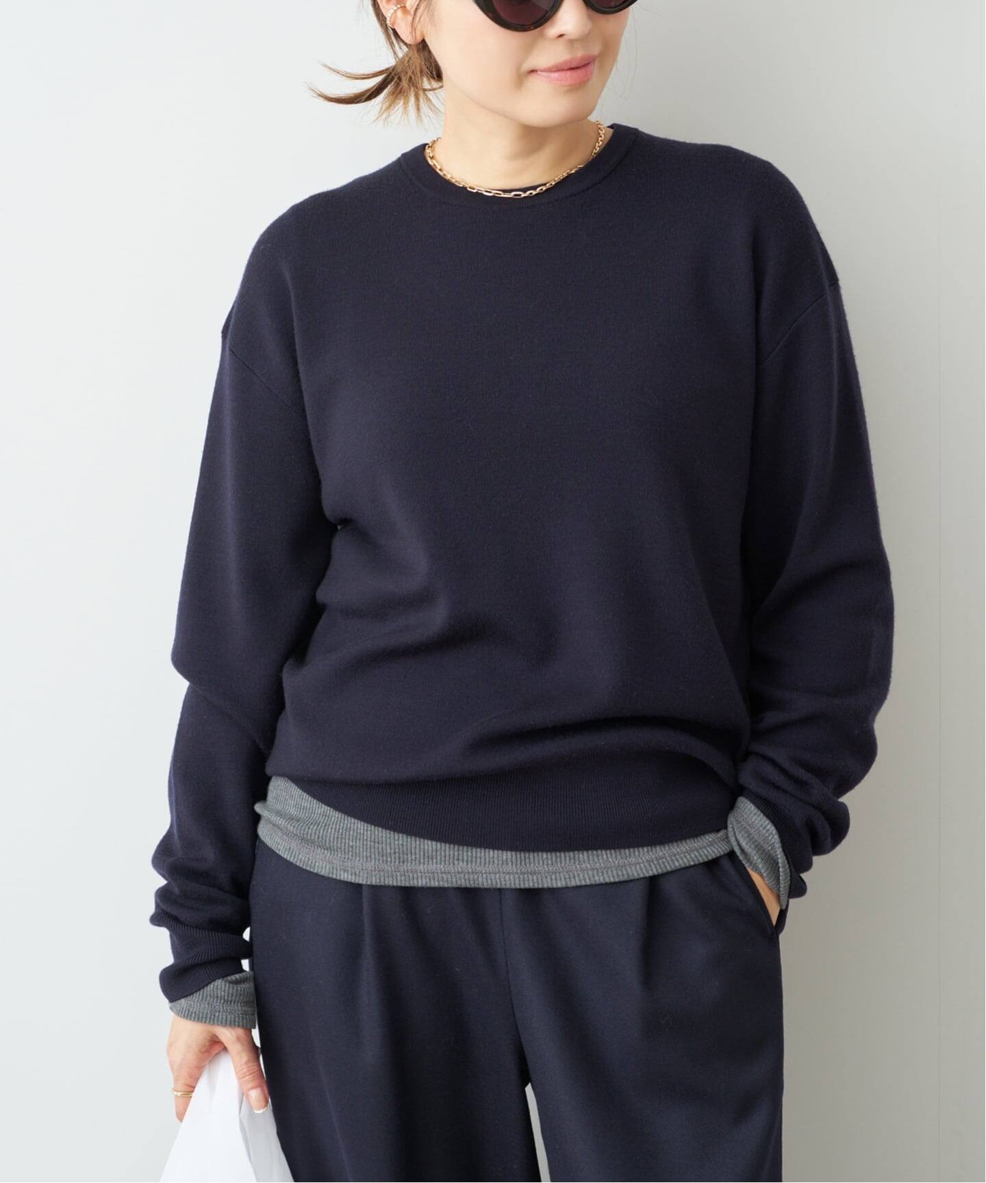 Washable Wool クルーネック プルオーバー（ニット／セーター