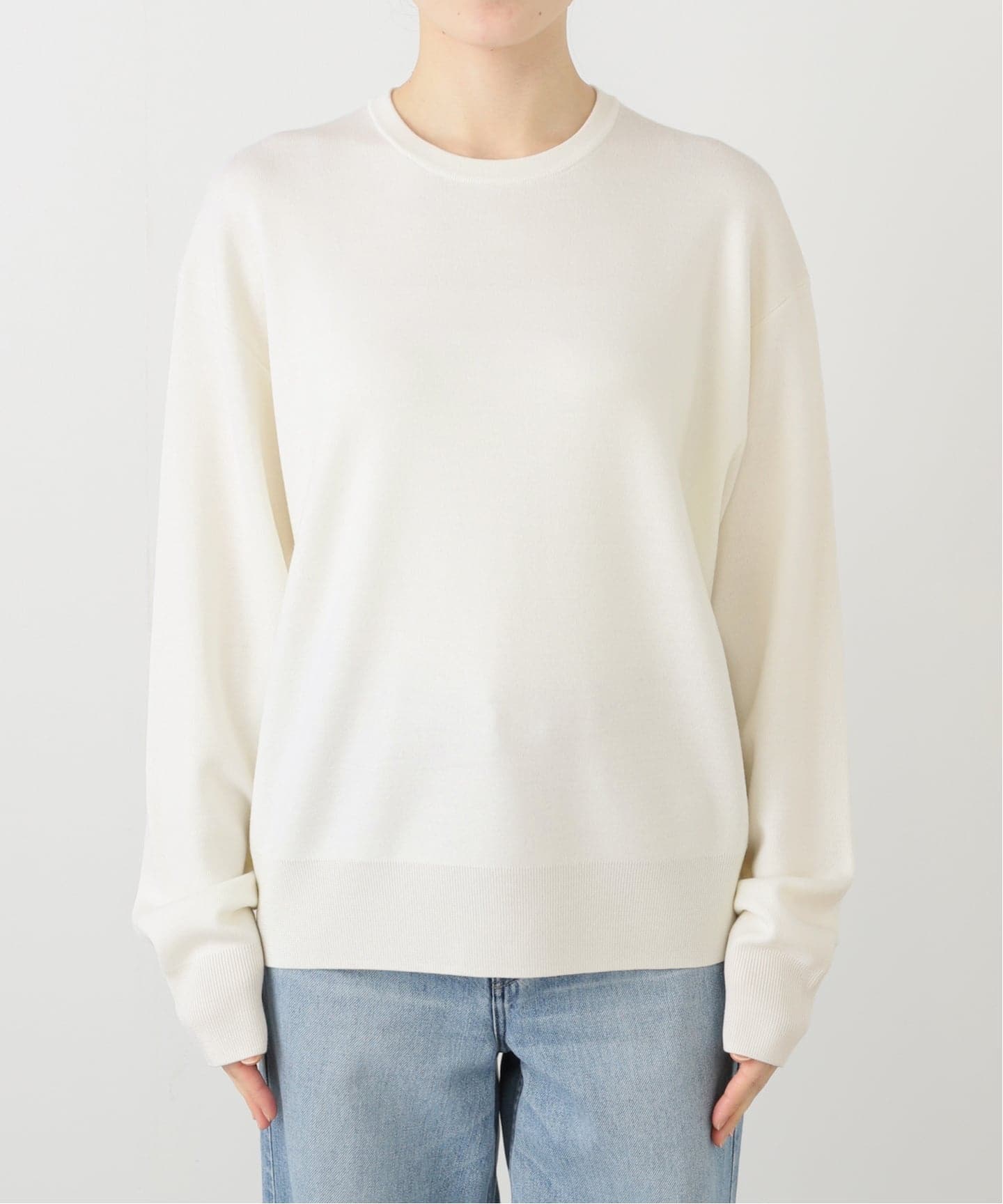 Washable Wool クルーネック プルオーバー（ニット／セーター