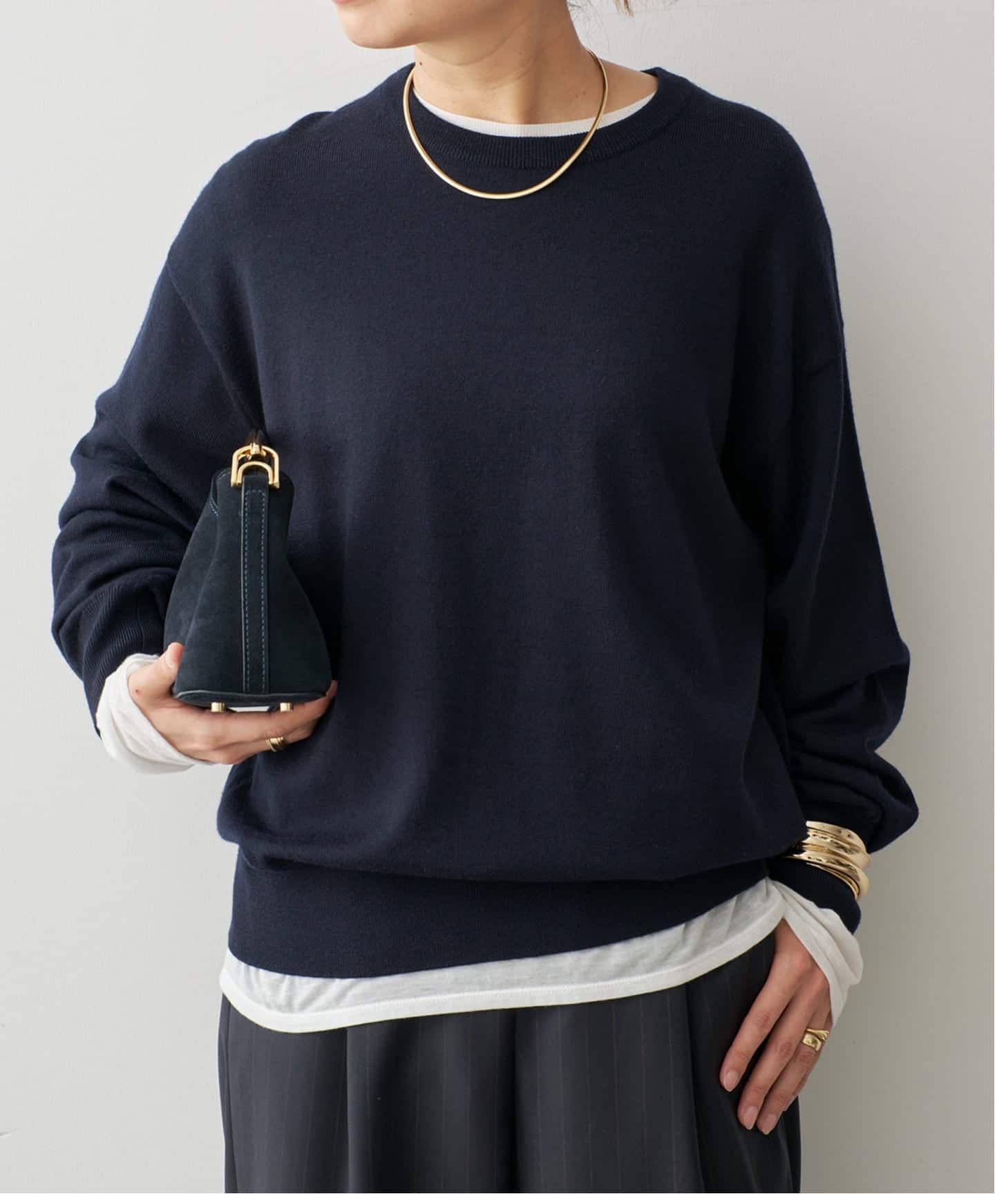 Essential クルーネックニット(ニット/セーター)|Deuxieme Classe Essential クルーネックニット(ニット/セーター)|Deuxieme Classe