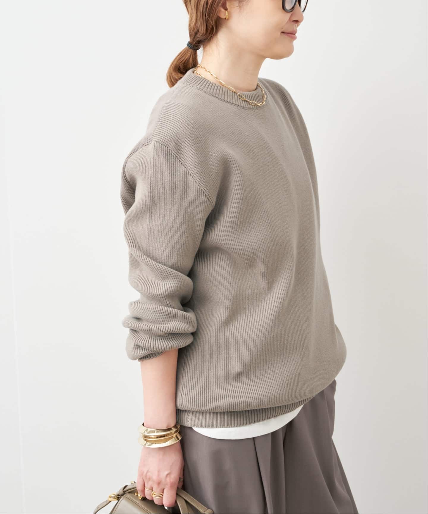 Deuxieme Classe ゴールデングース　スウェット GOLDEN GOOSE / ゴールデングース】BACK LOGO KNIT（ニット／セーター