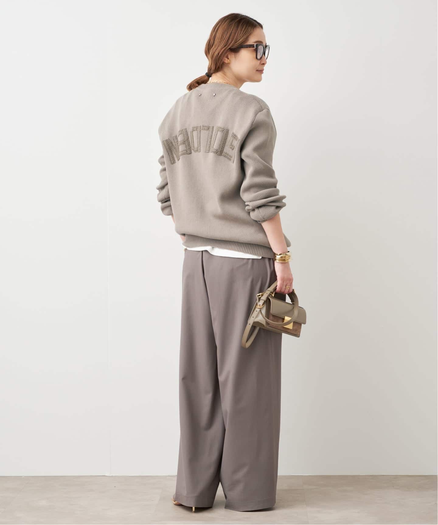 Deuxieme Classe ゴールデングース　スウェット GOLDEN GOOSE / ゴールデングース】BACK LOGO KNIT（ニット／セーター