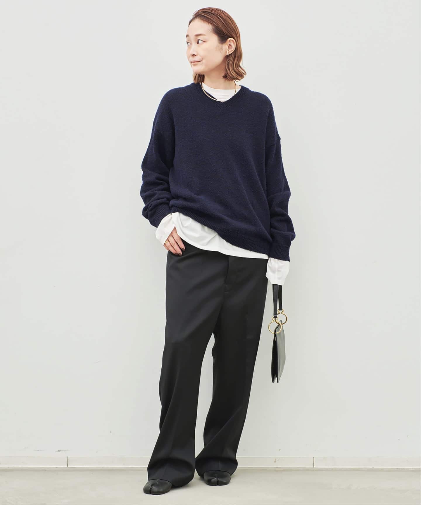 MAISON MARGIELA/メゾン マルジェラ】 V-NECK（ニット／セーター
