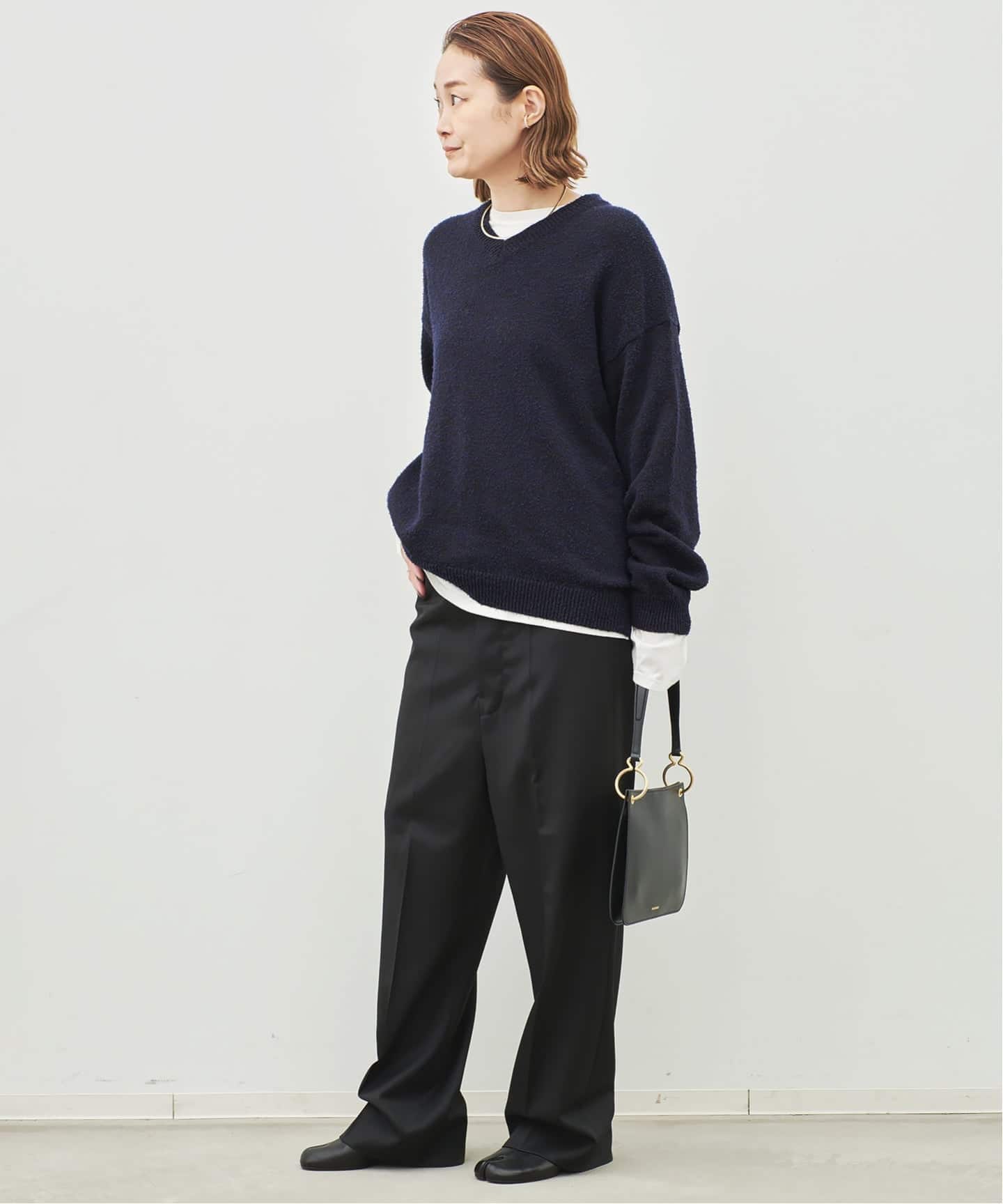 MAISON MARGIELA/メゾン マルジェラ】 V-NECK（ニット／セーター