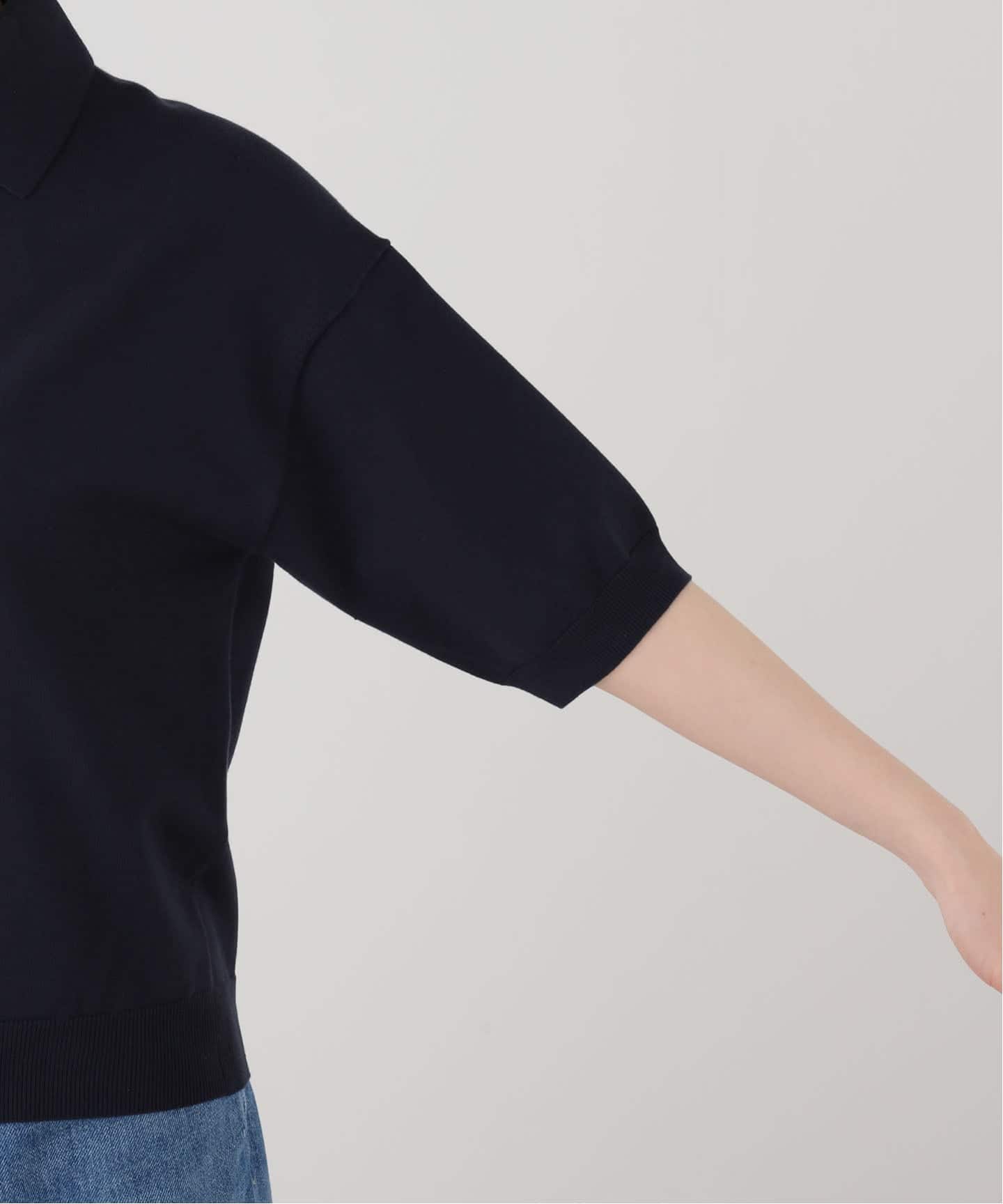MADISONBLUE / マディソンブルー】SKIPPER HALF SLEEVE KNIT（ニット
