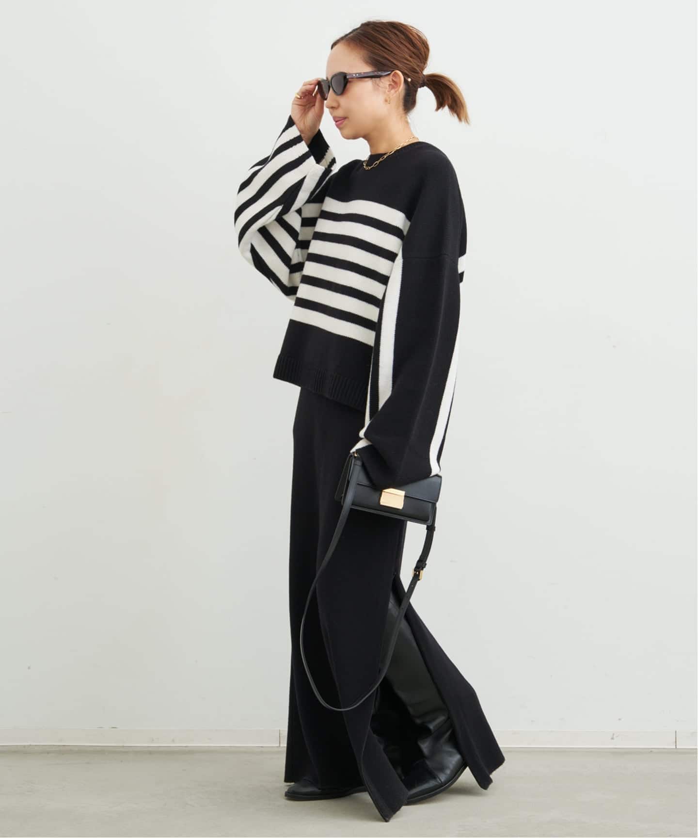 CINOH/チノ 】 BORDER CREWNECK（ニット／セーター）｜Deuxieme Classe