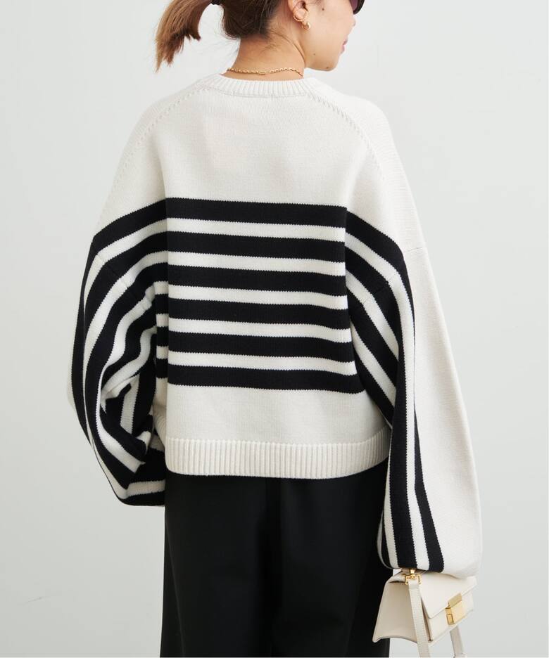 CINOH/チノ 】 BORDER CREWNECK（ニット／セーター）｜Deuxieme Classe 