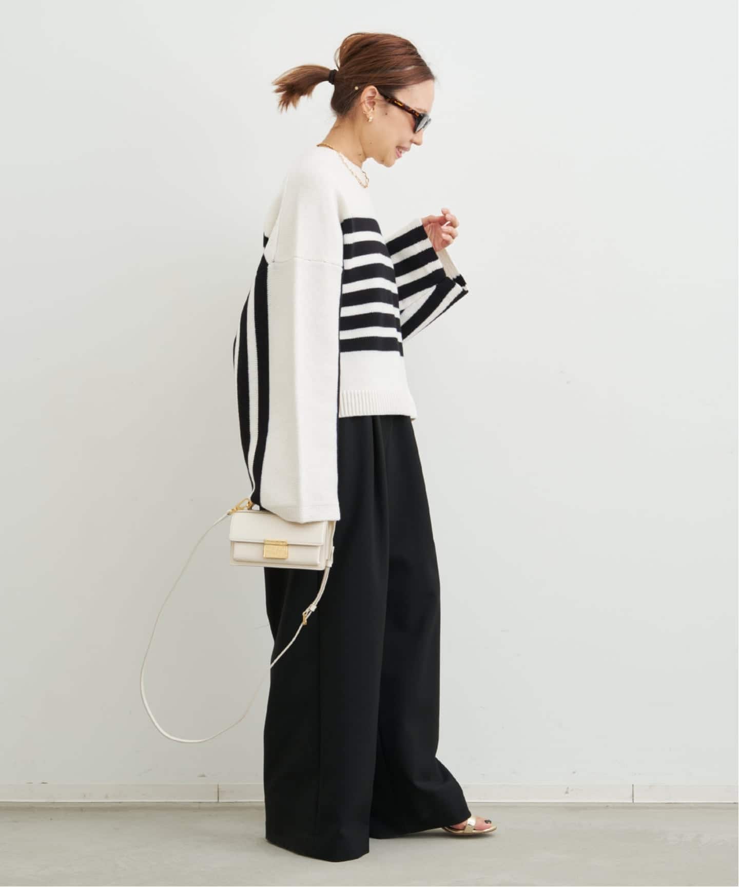 CINOH/チノ 】 BORDER CREWNECK（ニット／セーター）｜Deuxieme Classe