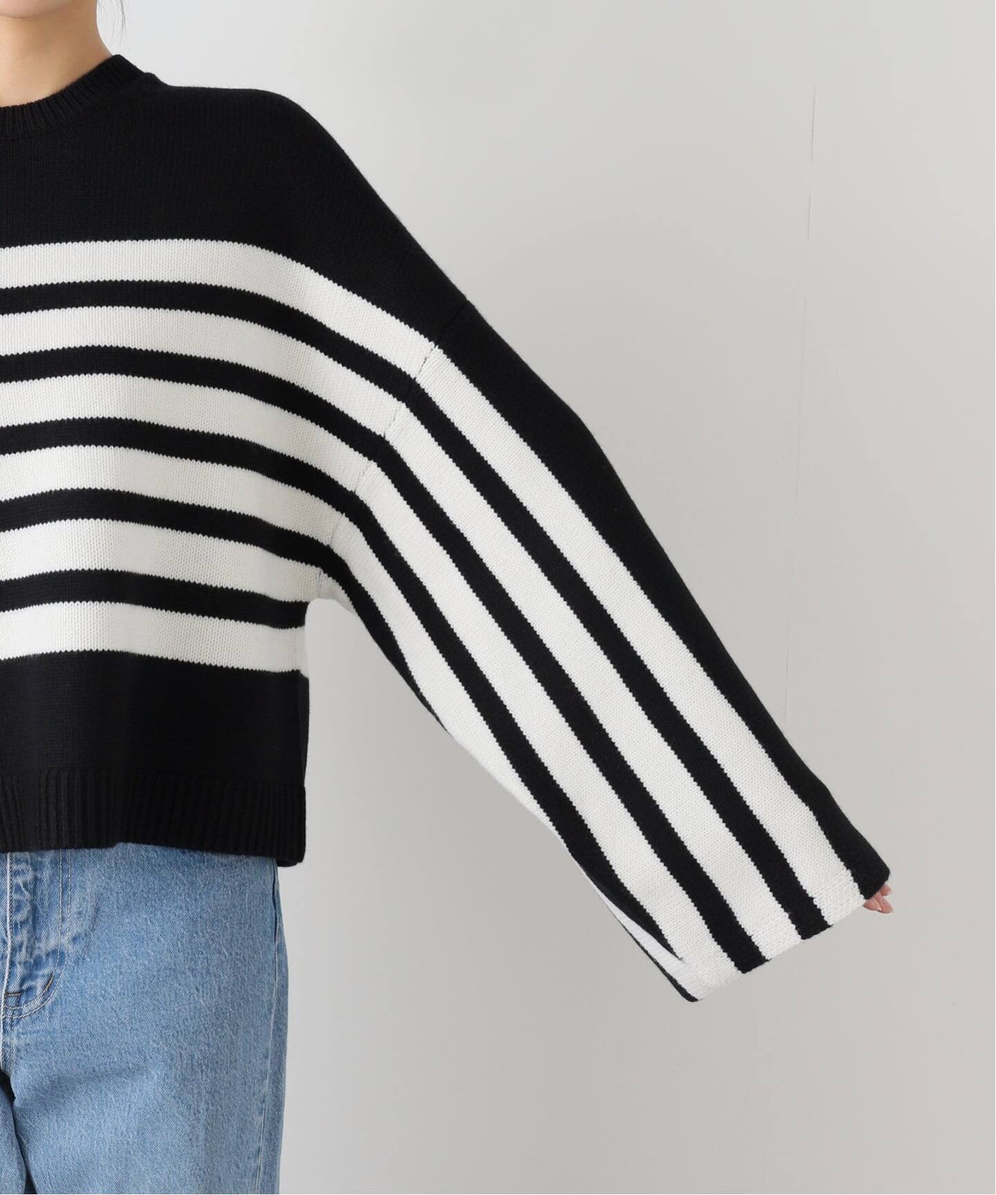 CINOH/チノ　完売色　deuxieme class CINOH/チノ 】 BORDER CREWNECK（ニット／セーター）｜Deuxieme Classe