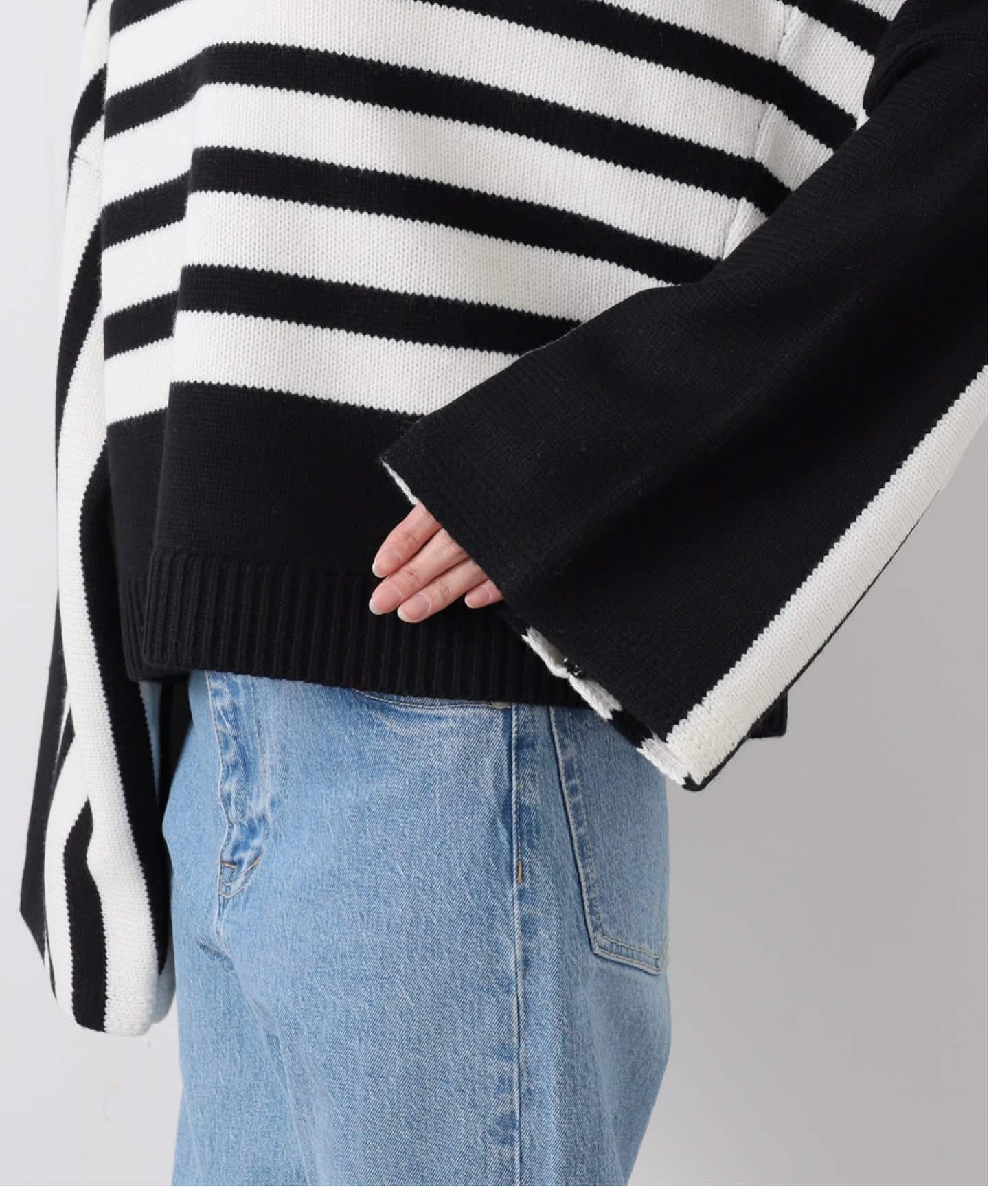 CINOH/チノ 】 BORDER CREWNECK（ニット／セーター）｜Deuxieme Classe