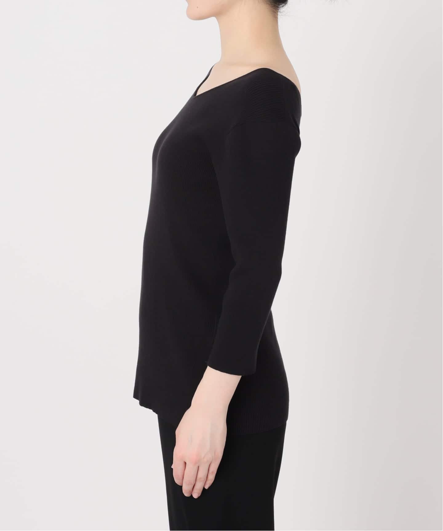 Raspail/ラスパイユ】 Reverse V-neck pullover（ニット／セーター