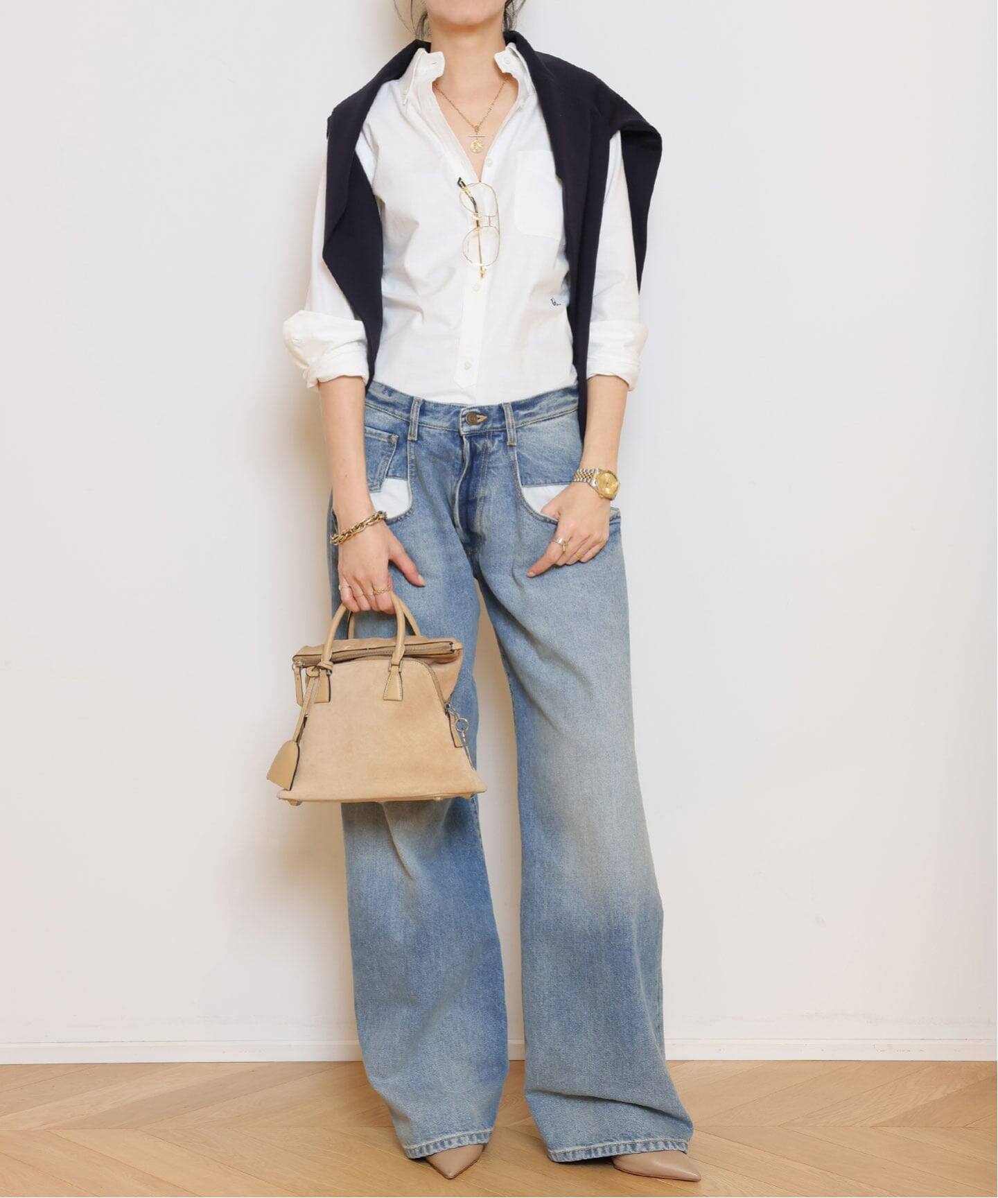 OPTIMOクルーネックプルオーバー（ニット／セーター）｜MUSE de