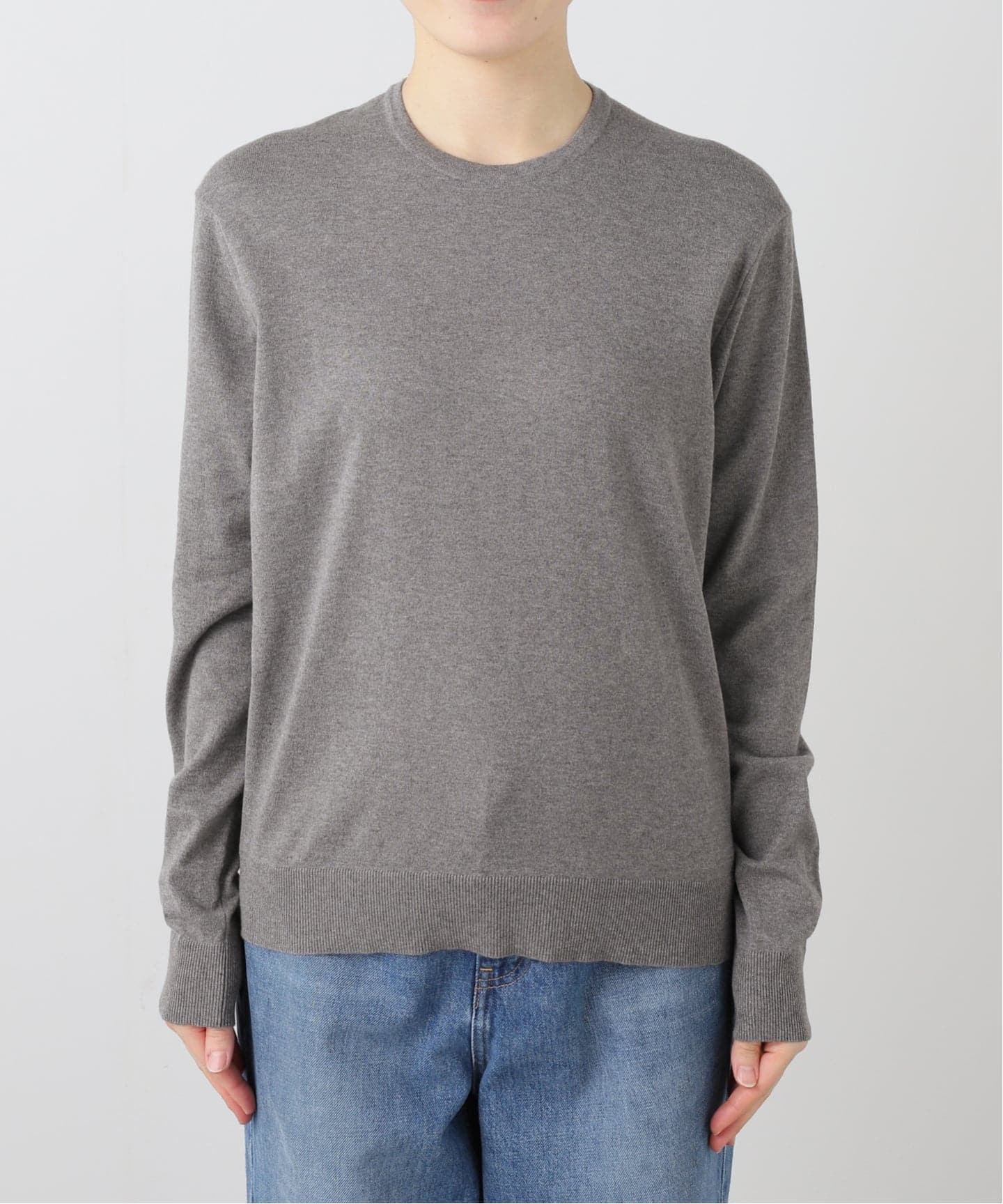 ドゥーズィエムクラス FF30 GIZA クルーネックプルオーバー36☆一度着用 FF30 GIZA クルーネックプルオーバー（ニット／セーター）｜MUSE de