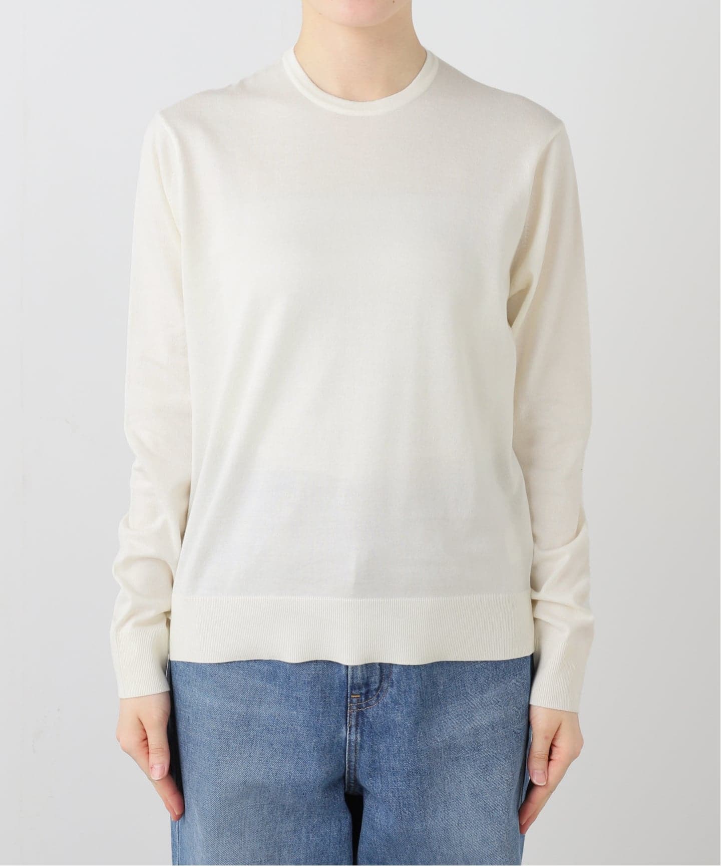 FF30 GIZA クルーネックプルオーバー（ニット／セーター）｜MUSE de