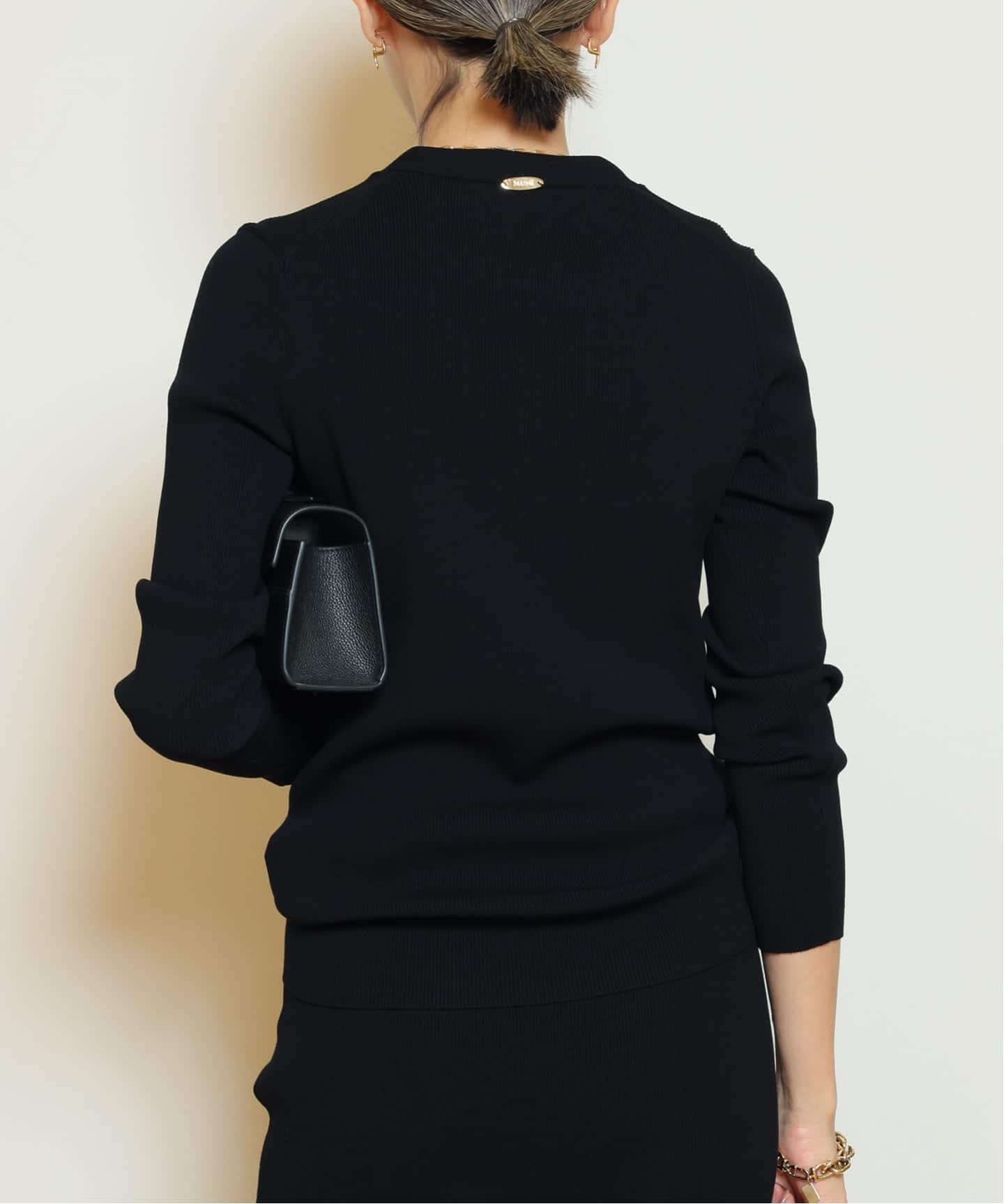 DINER B RIB Vネック カーディガン（カーディガン）｜MUSE de Deuxieme