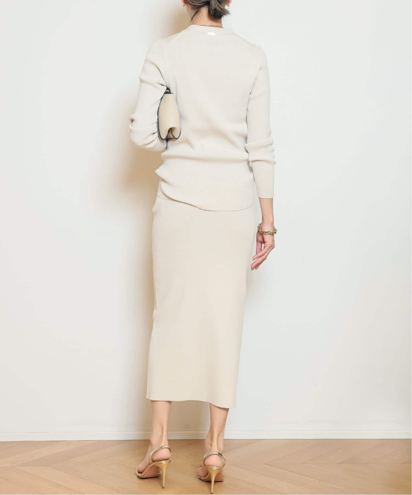 DINER B RIB Vネック カーディガン（カーディガン）｜MUSE de Deuxieme