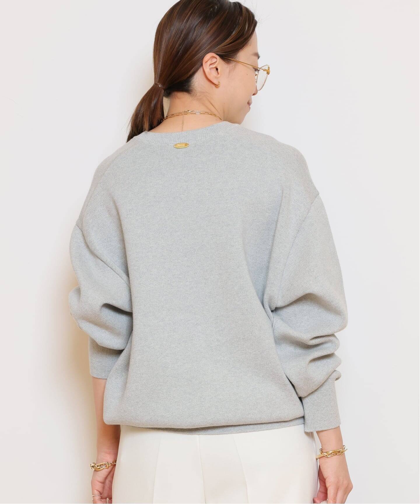 Deuxieme Classe SMOOTH TOP クルーネック プルオーバー SMOOTH TOP クルーネック プルオーバー（ニット/セーター）｜Deuxieme