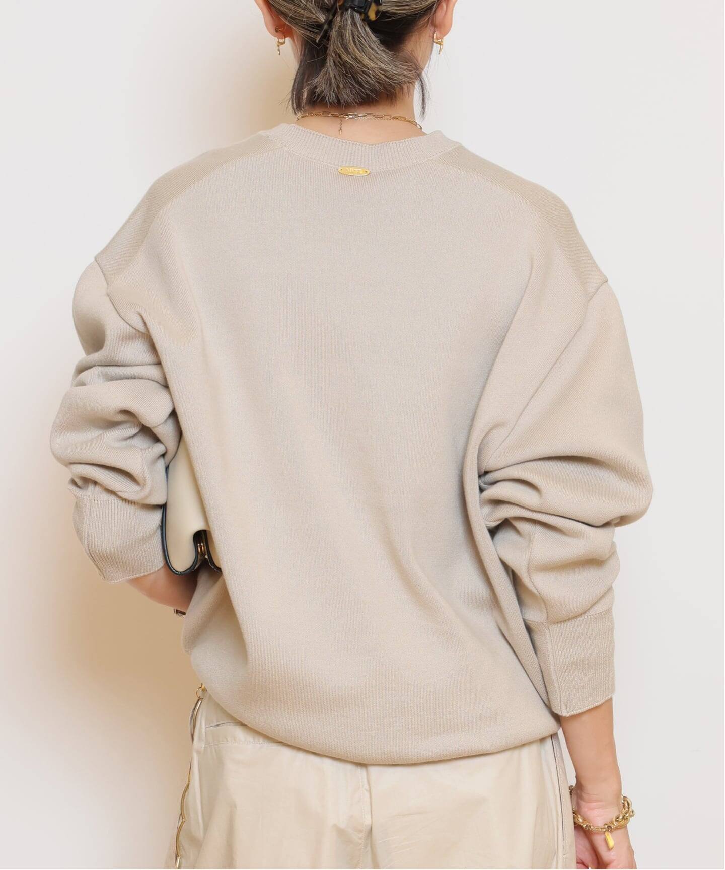 ☆ほぼ未使用☆ミューズドゥーズィエムクラス　スムース クルーネック プルオーバー SMOOTH TOP クルーネック プルオーバー（ニット／セーター）｜MUSE de