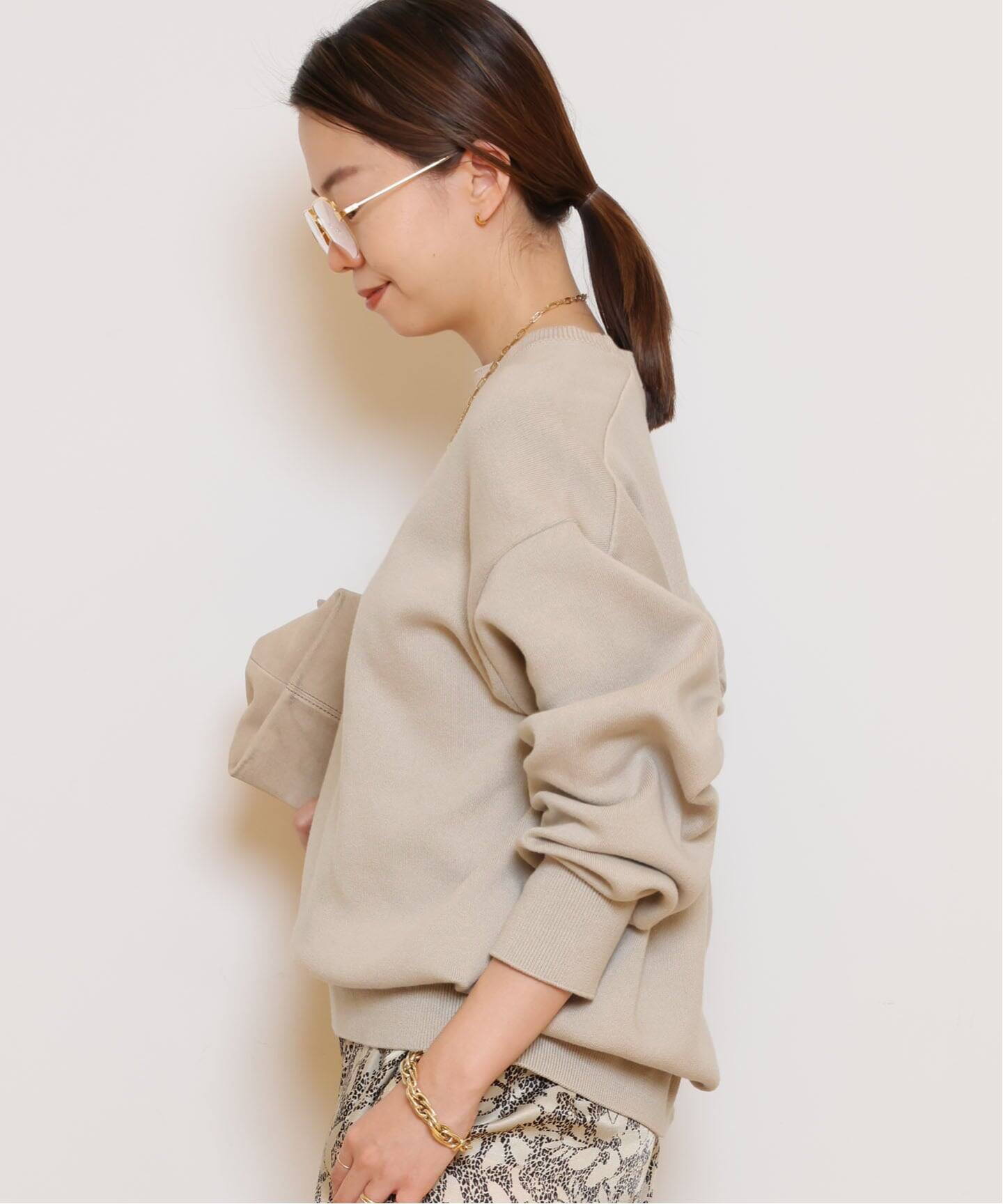 SMOOTH TOP クルーネック プルオーバー（ニット／セーター）｜MUSE de