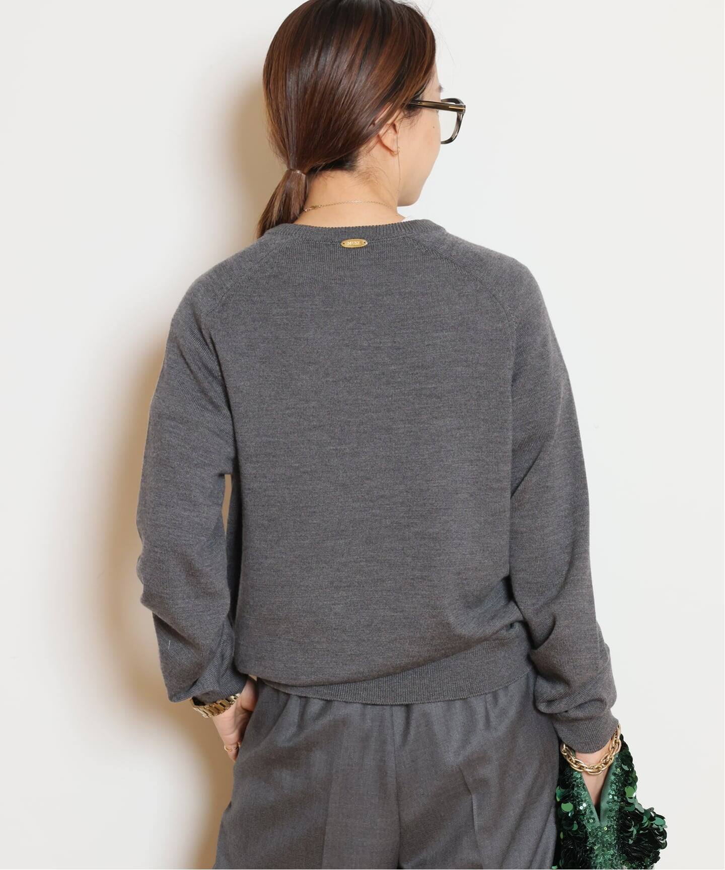 MUSE de Deuxieme Classe◆WISH クルーネックニット WISH クルーネックプルオーバー（ニット／セーター）｜MUSE de