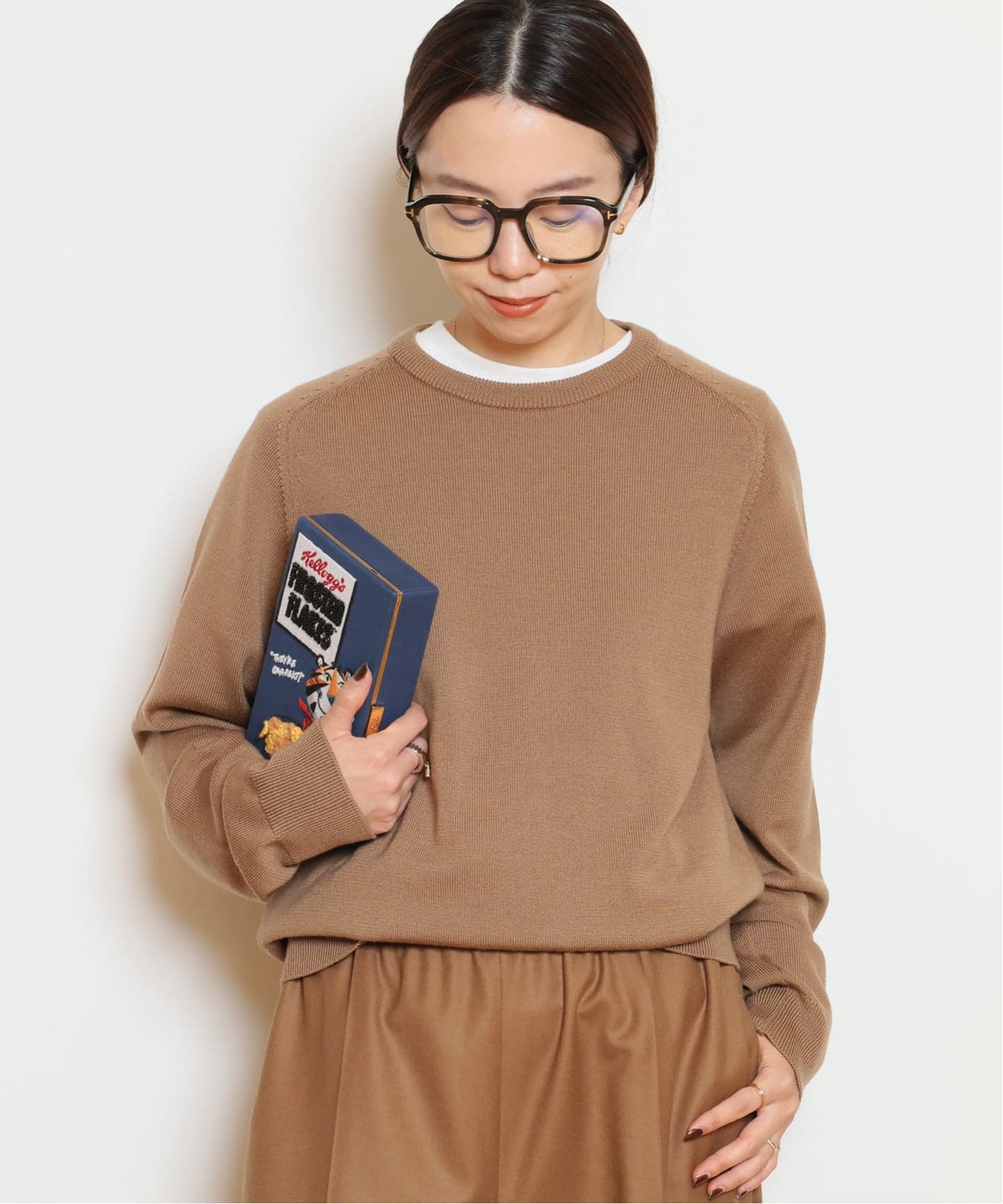 WISH クルーネックプルオーバー（ニット／セーター）｜MUSE de