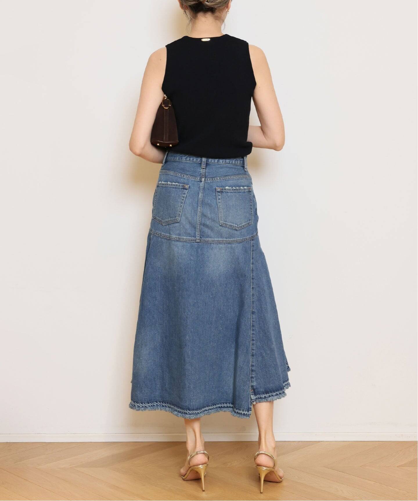新品✨ Diner B CROP タンクトップ ネイビーA DINER B CROP タンクトップ（タンクトップ）｜MUSE de Deuxieme Classe