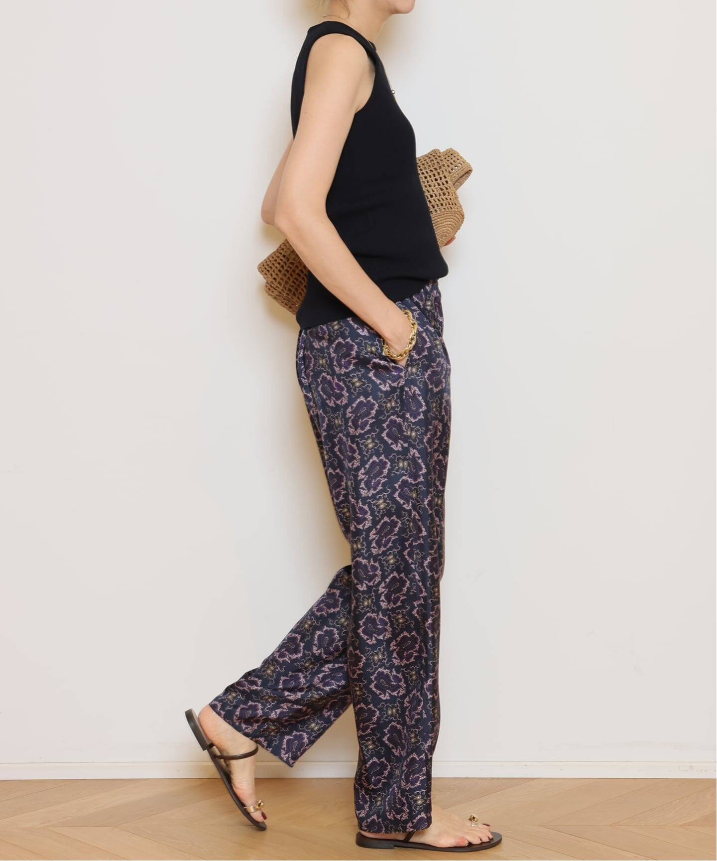 新品✨ Diner B CROP タンクトップ ネイビーA DINER B CROP タンクトップ（タンクトップ）｜MUSE de Deuxieme Classe
