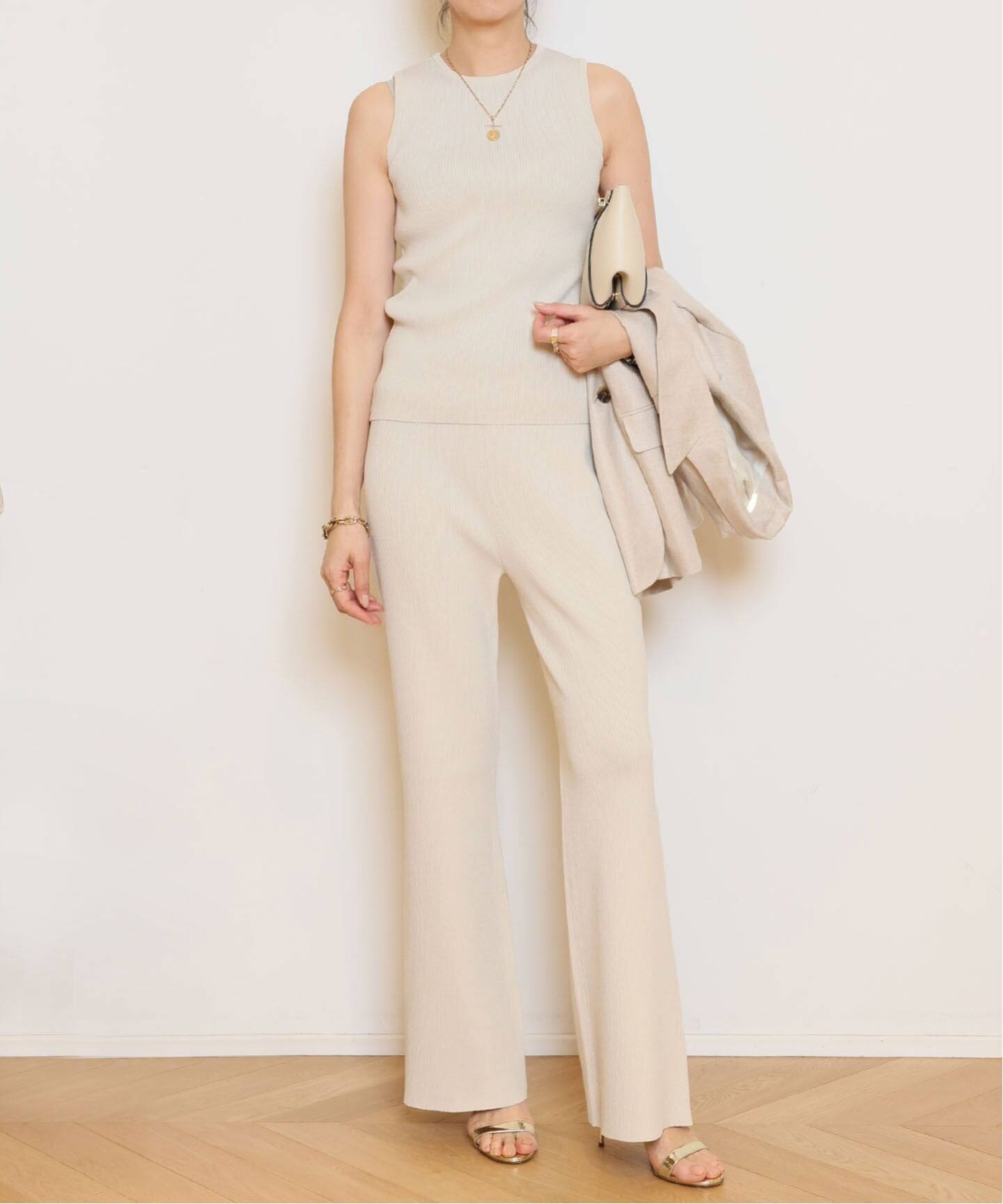 新品未使用　ドゥーズィエムクラス　DINER Bリブタンクトップ Diner B RIB CROP タンクトップ（タンクトップ）｜Deuxieme Classe