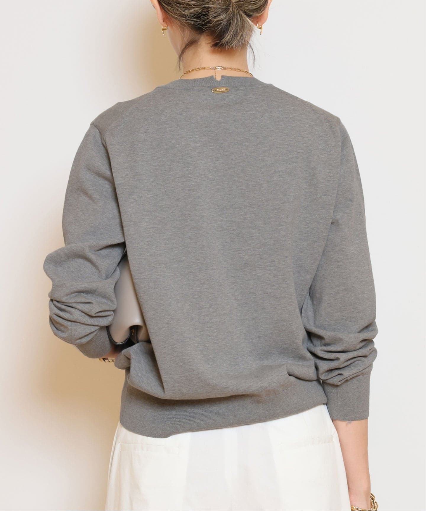 【美品】MUSE LOREL クルーネックプルオーバー MUSE de Deuxieme classe（ミューズデドゥーズィエムクラス）の
